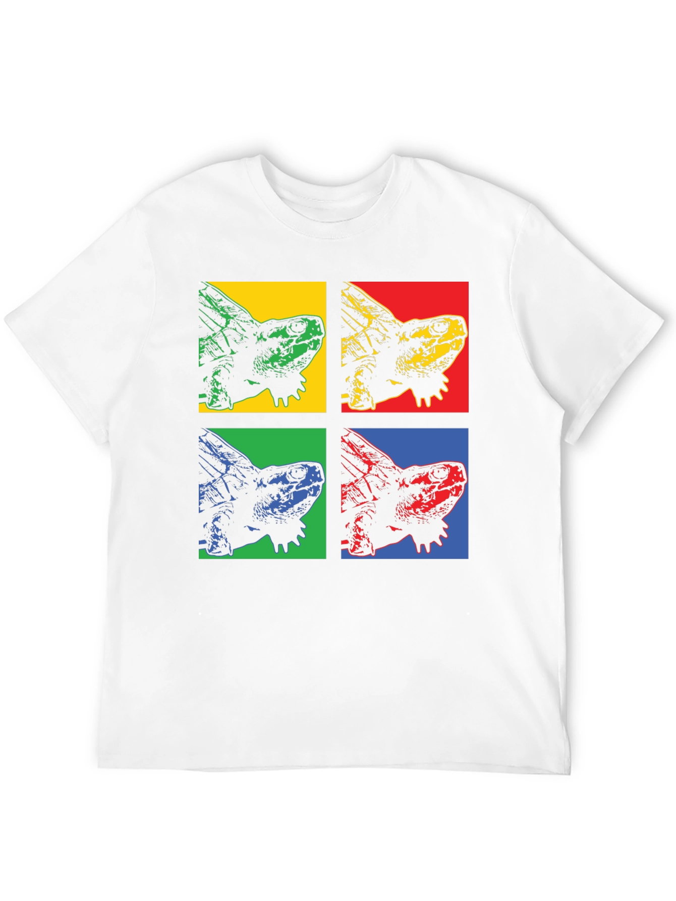 Pop Art Turtle Graphic T-Shirt