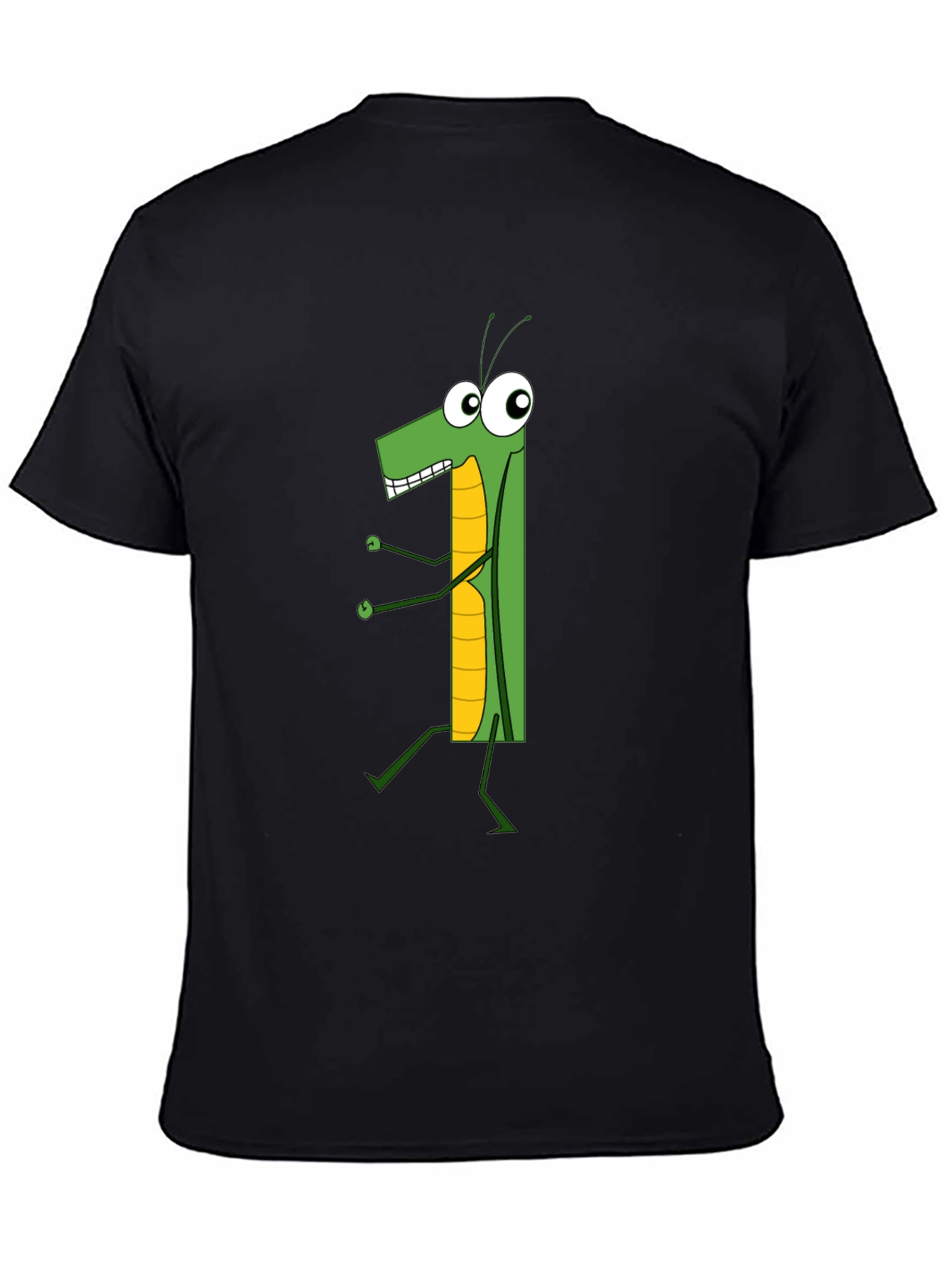 Cartoon Grasshopper Graphic T-Shirt