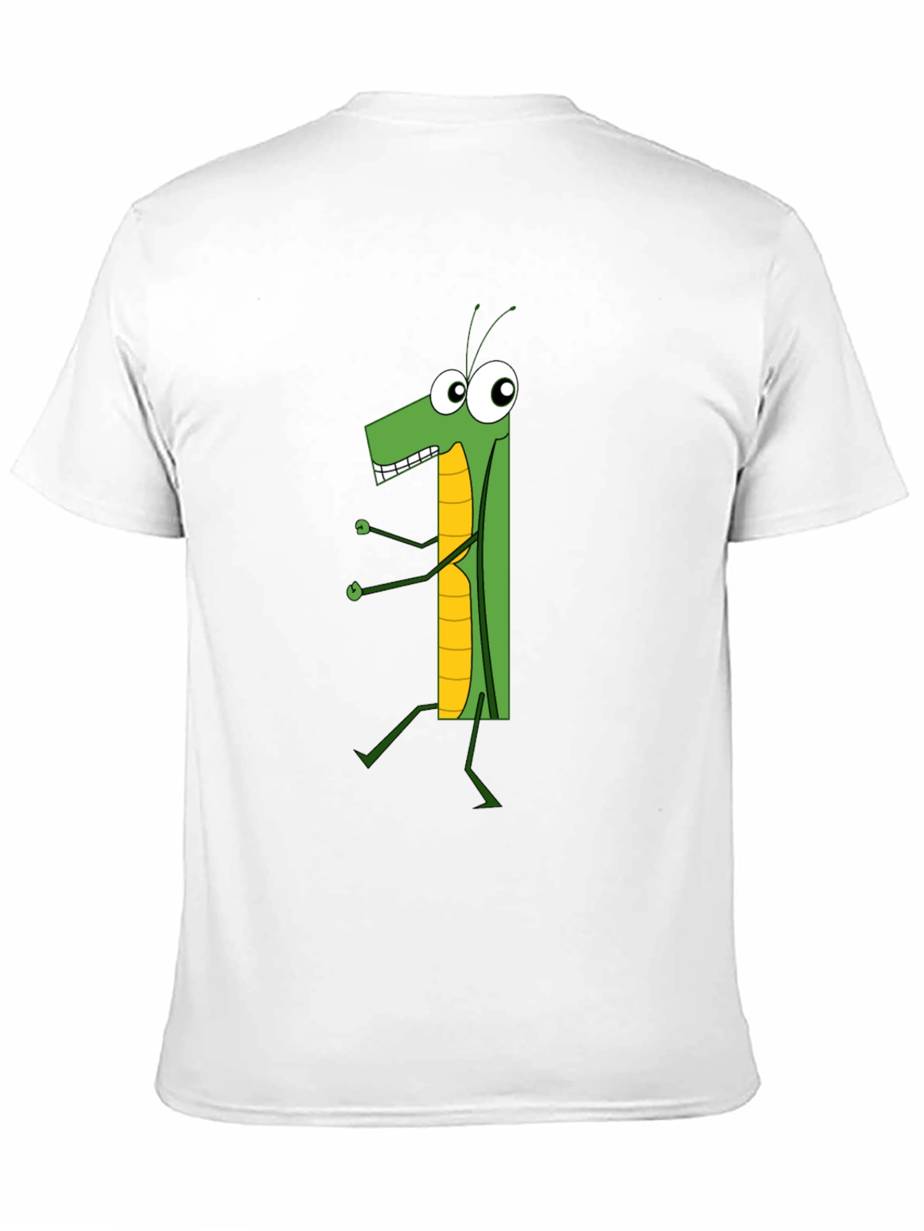 Cartoon Grasshopper Graphic T-Shirt