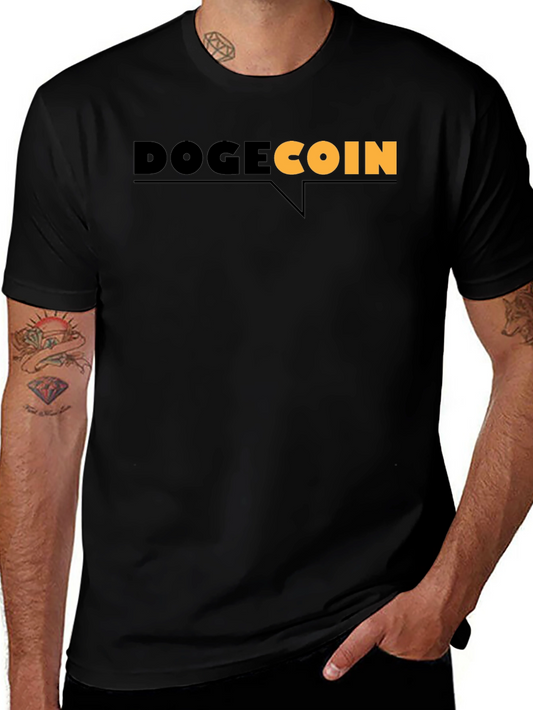 DogeCoin Graphic Tee - Crypto Fan T-Shirt
