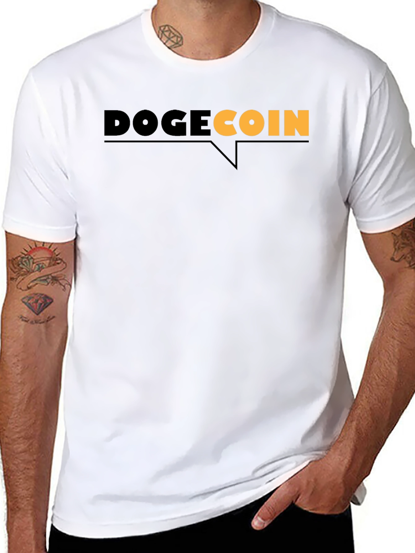DogeCoin Graphic Tee - Crypto Fan T-Shirt