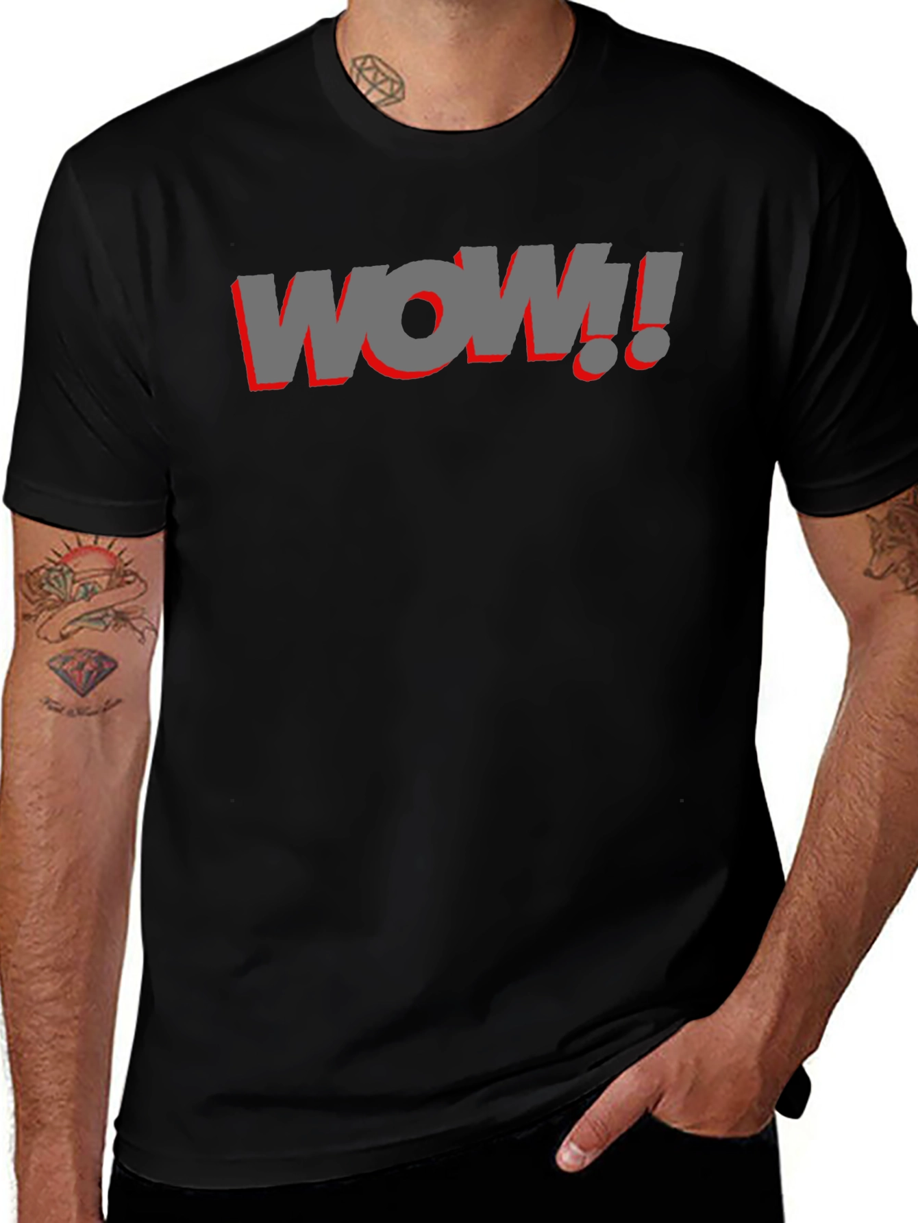 WOW! Graphic T-Shirt - Bold Statement Tee