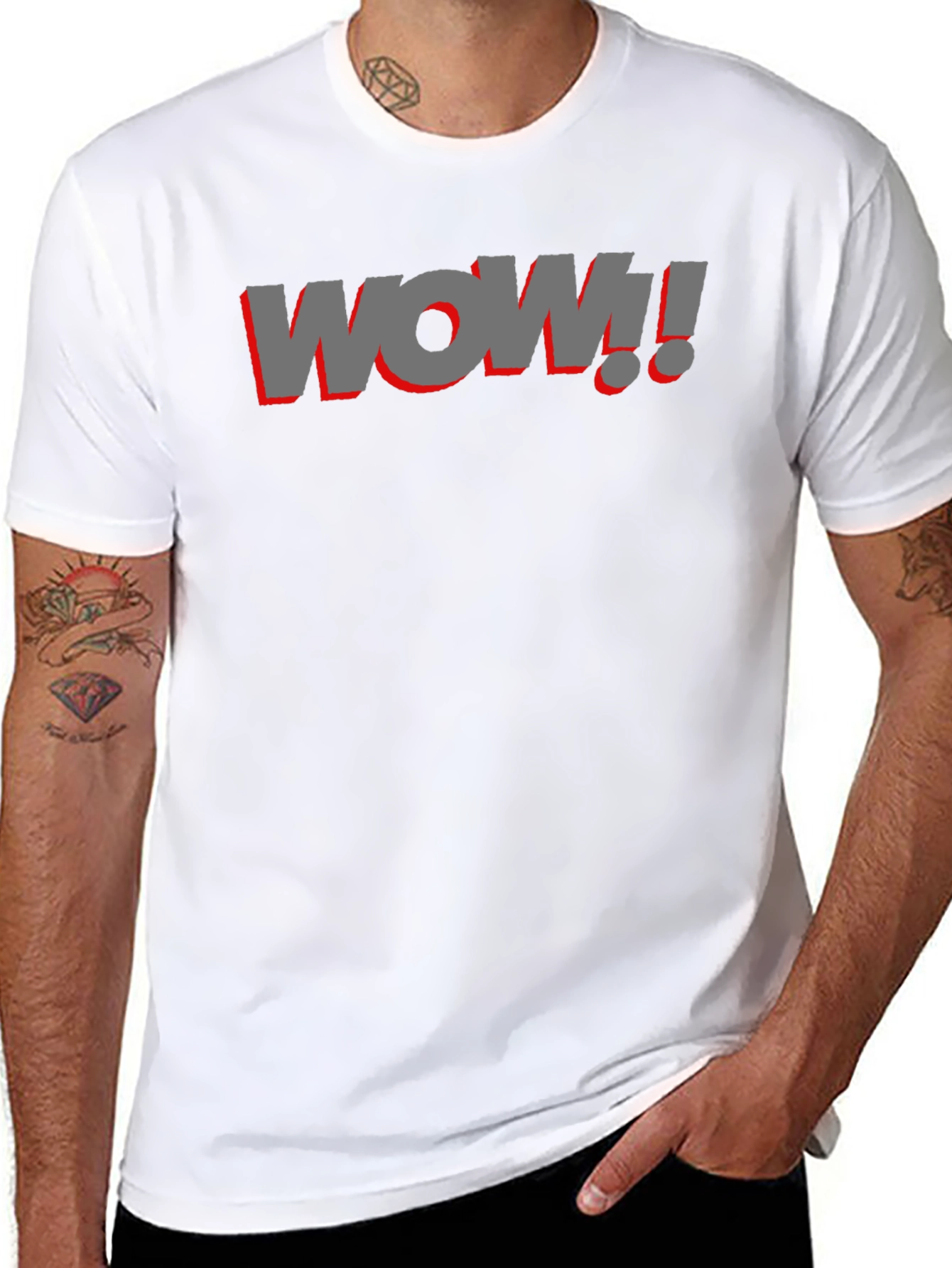 WOW! Graphic T-Shirt - Bold Statement Tee