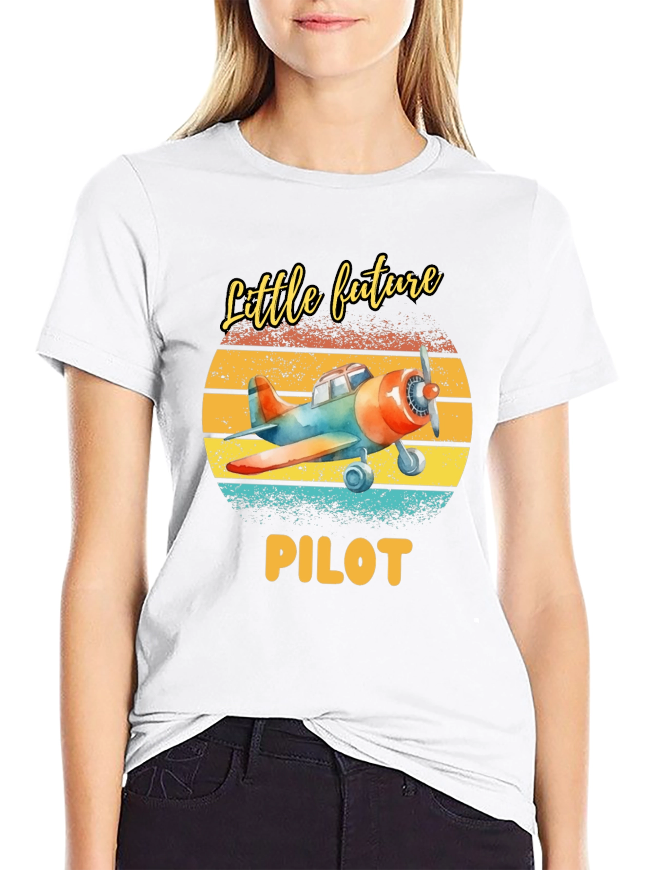 Little Future Pilot T-Shirt - Aviation Tee