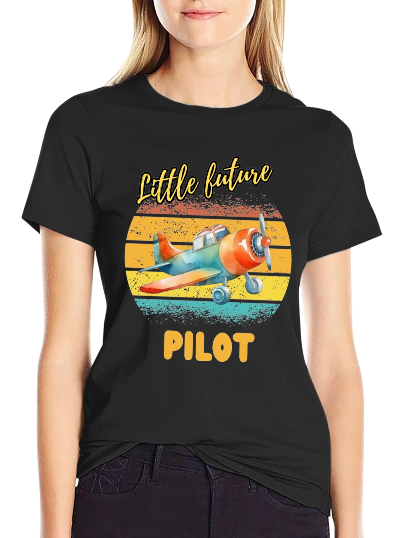 Little Future Pilot T-Shirt - Aviation Tee