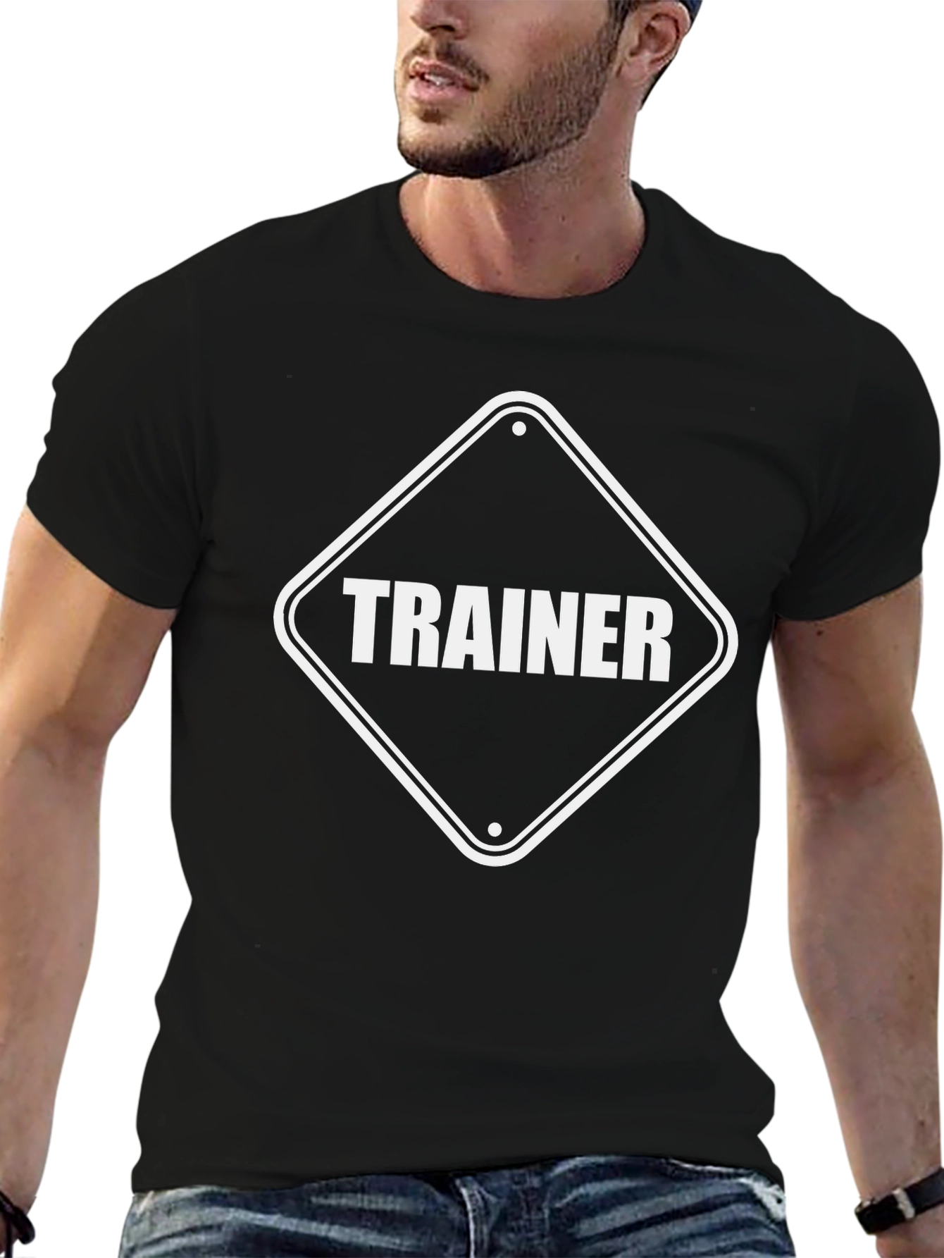 Trainer Graphic Tee - Fitness Instructor Shirt