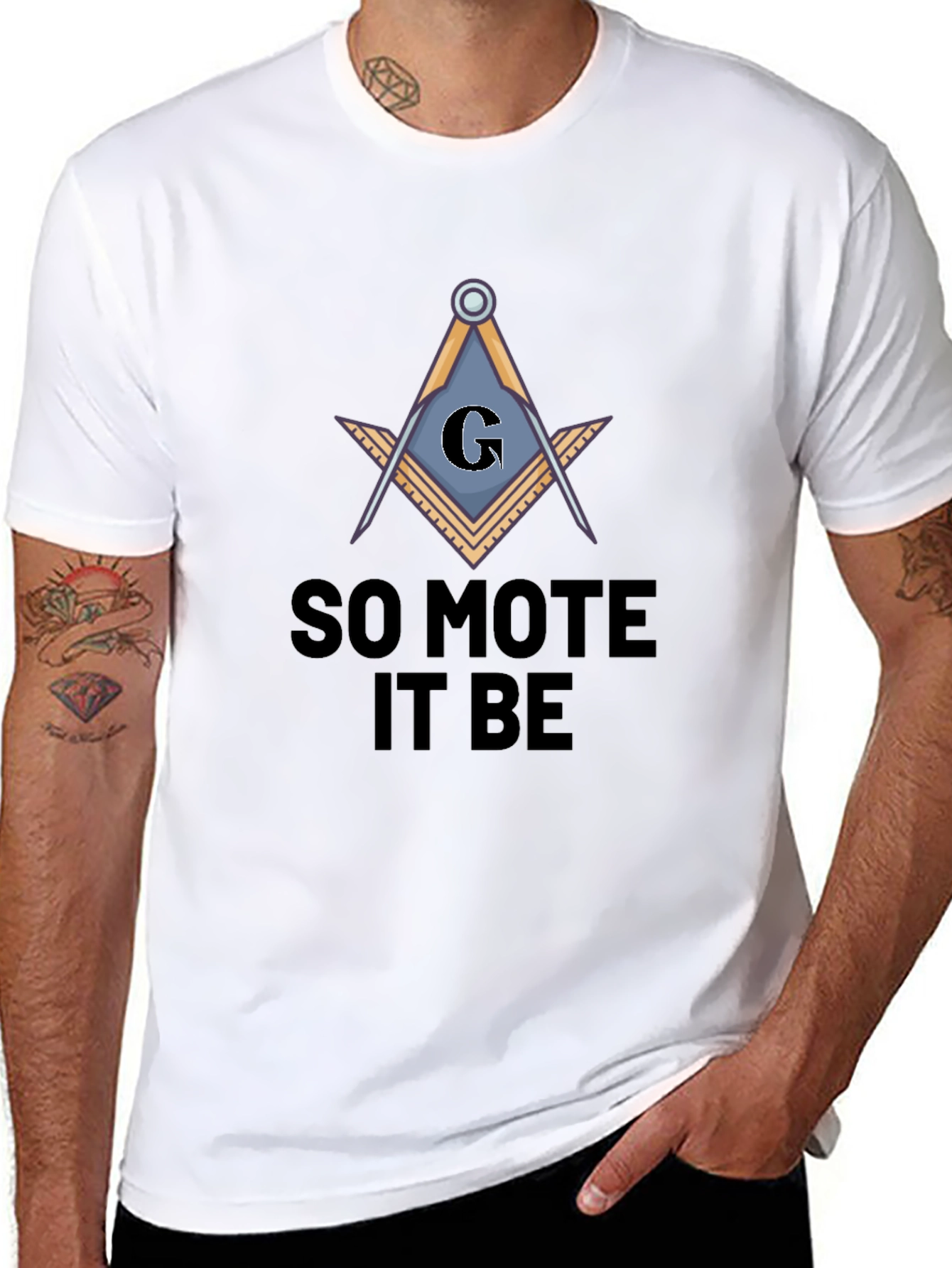 So Mote It Be Masonic T-Shirt