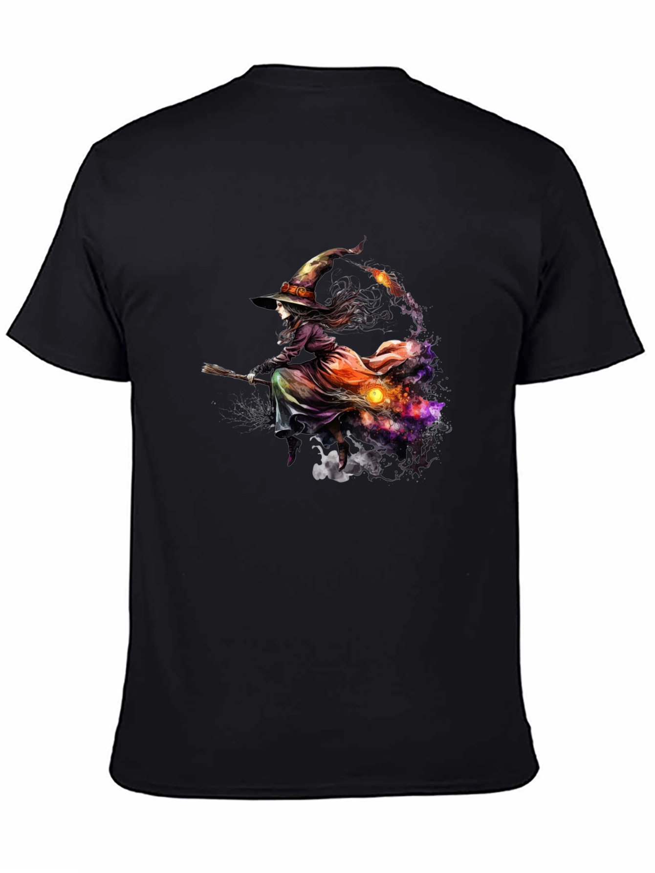 Witch Broom Halloween T-Shirt