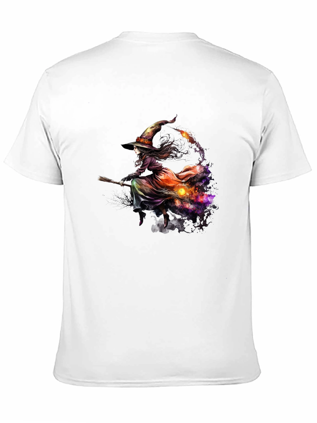 Witch Broom Halloween T-Shirt