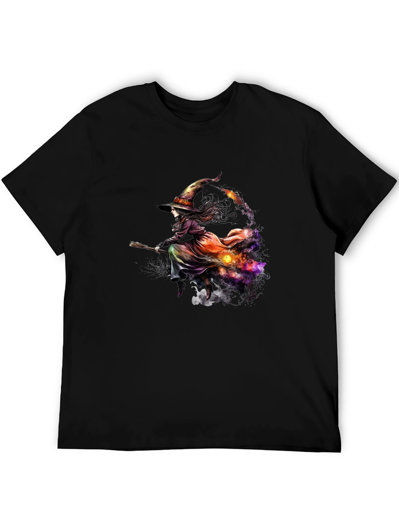 Witch Broom Halloween T-Shirt