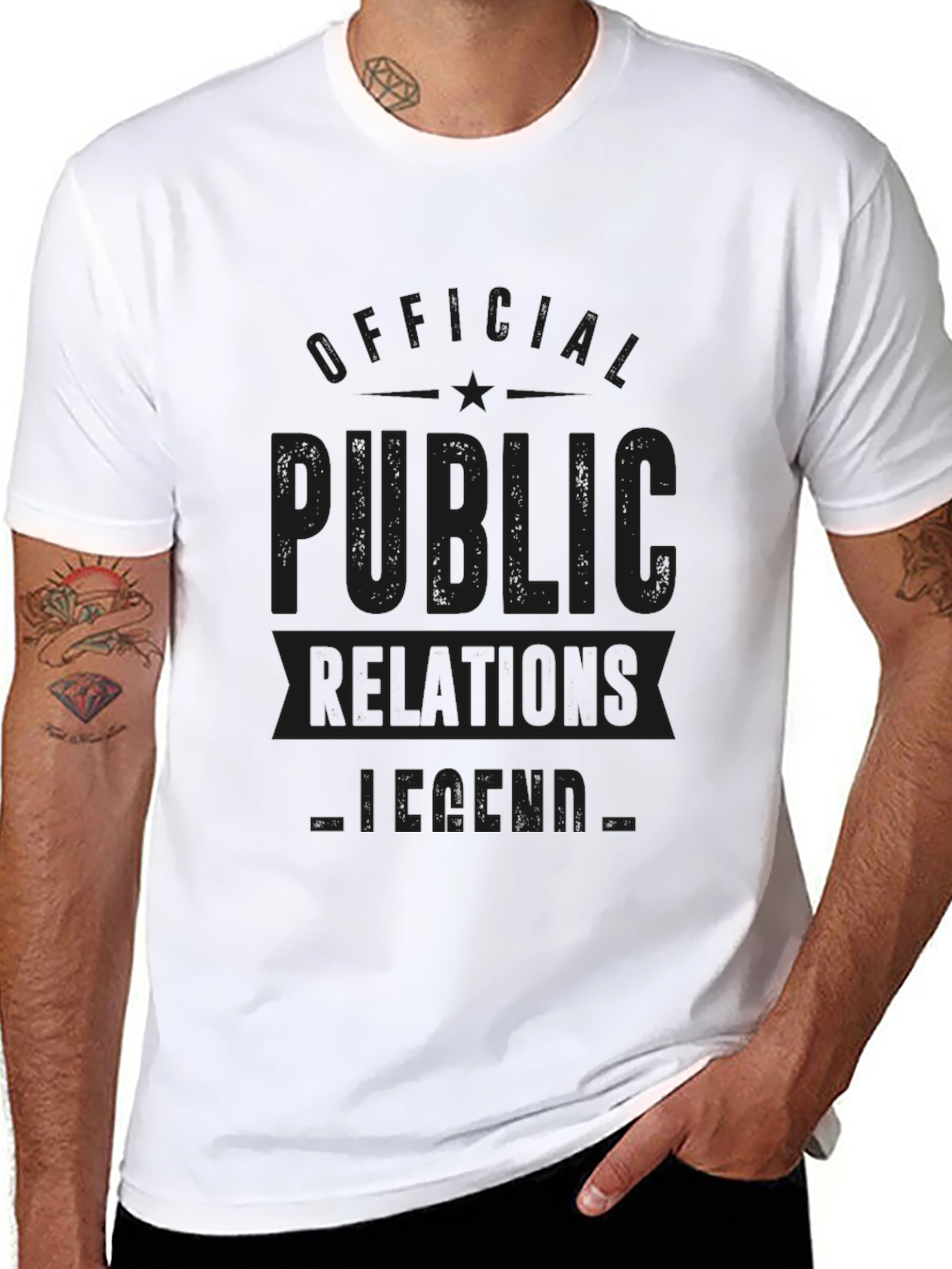 Official Public Relations Legend Black T-Shirt