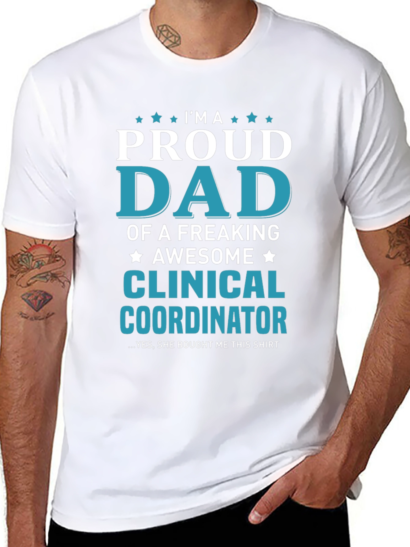 Proud Dad Clinical Coordinator T-Shirt