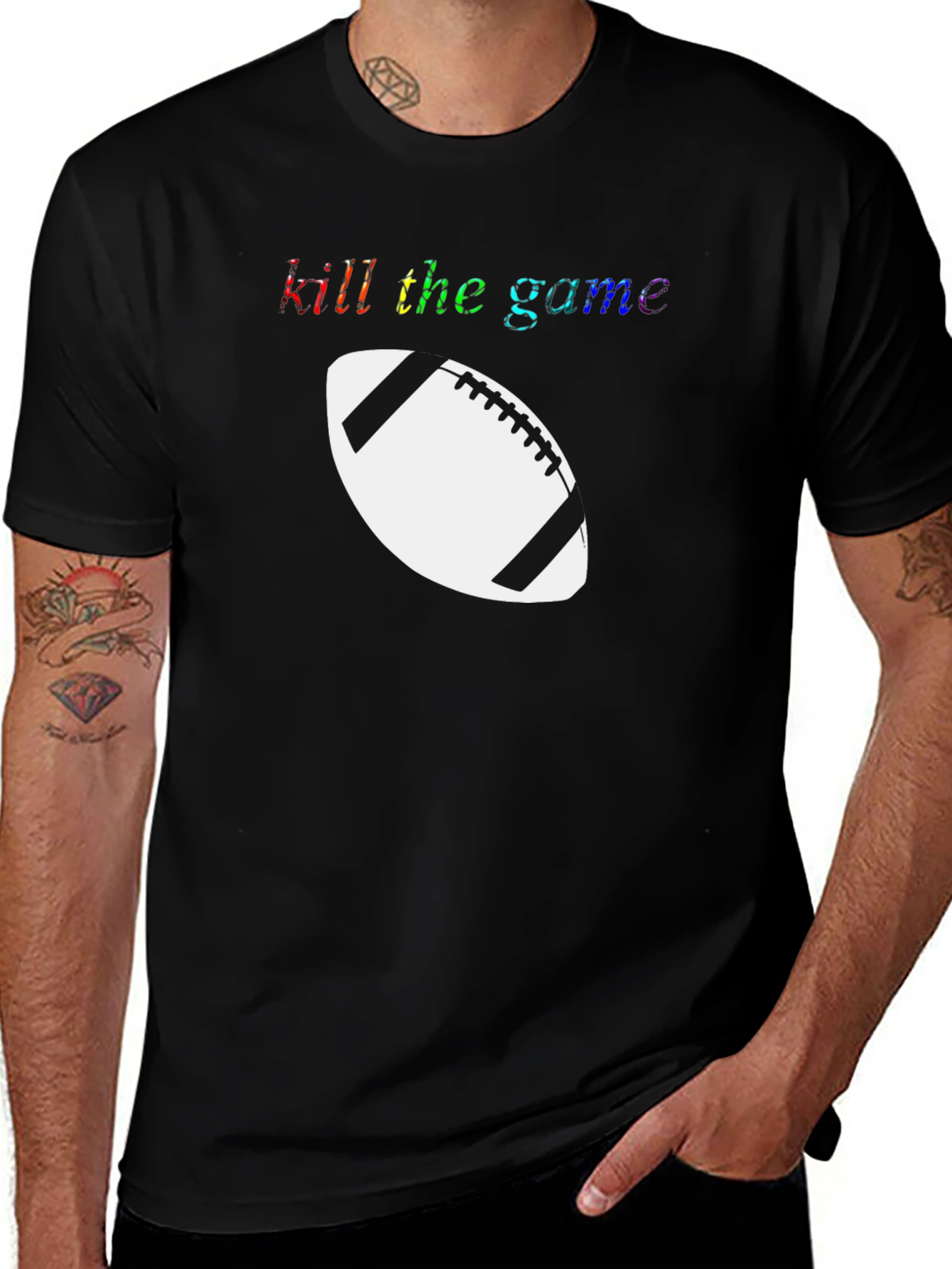 Kill The Game Football T-Shirt