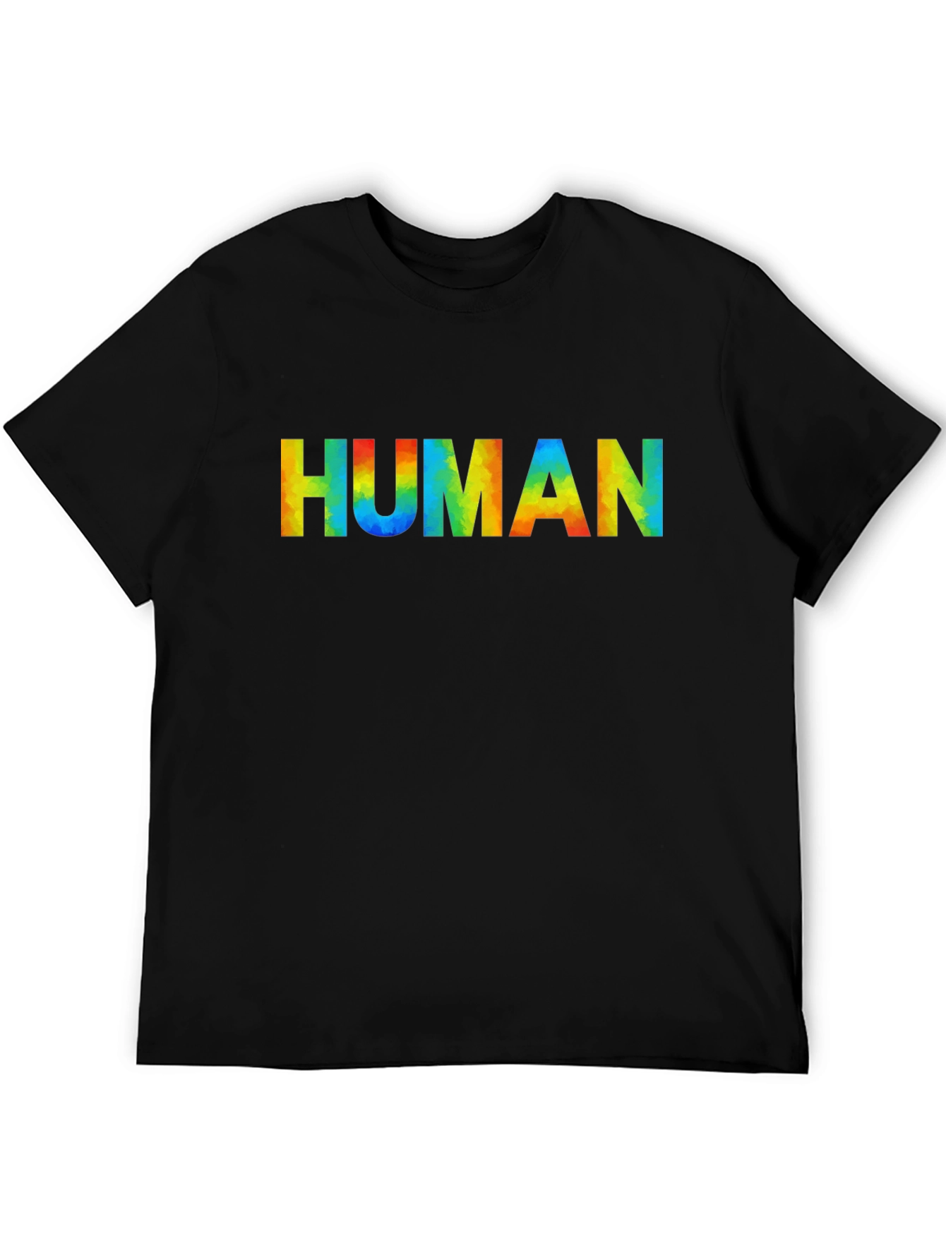 Rainbow Human Graphic Tee - Pride Month Shirt