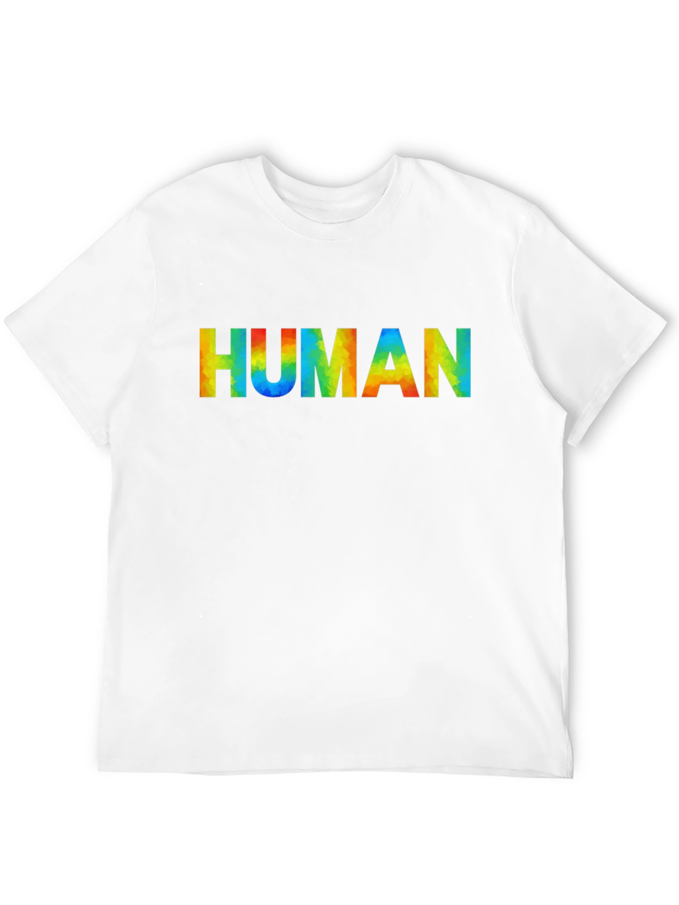 Rainbow Human Graphic Tee - Pride Month Shirt