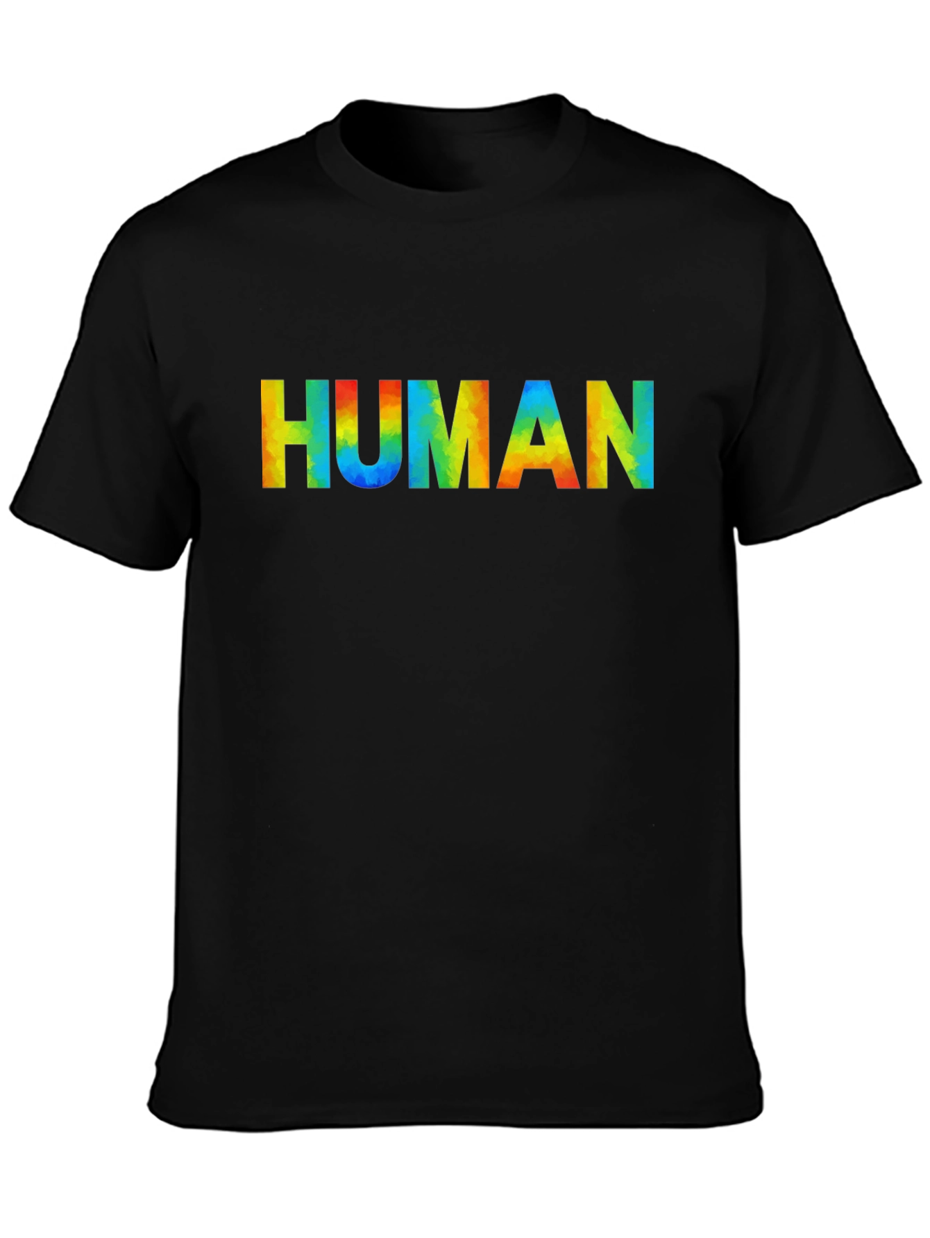 Rainbow Human Graphic Tee - Pride Month Shirt