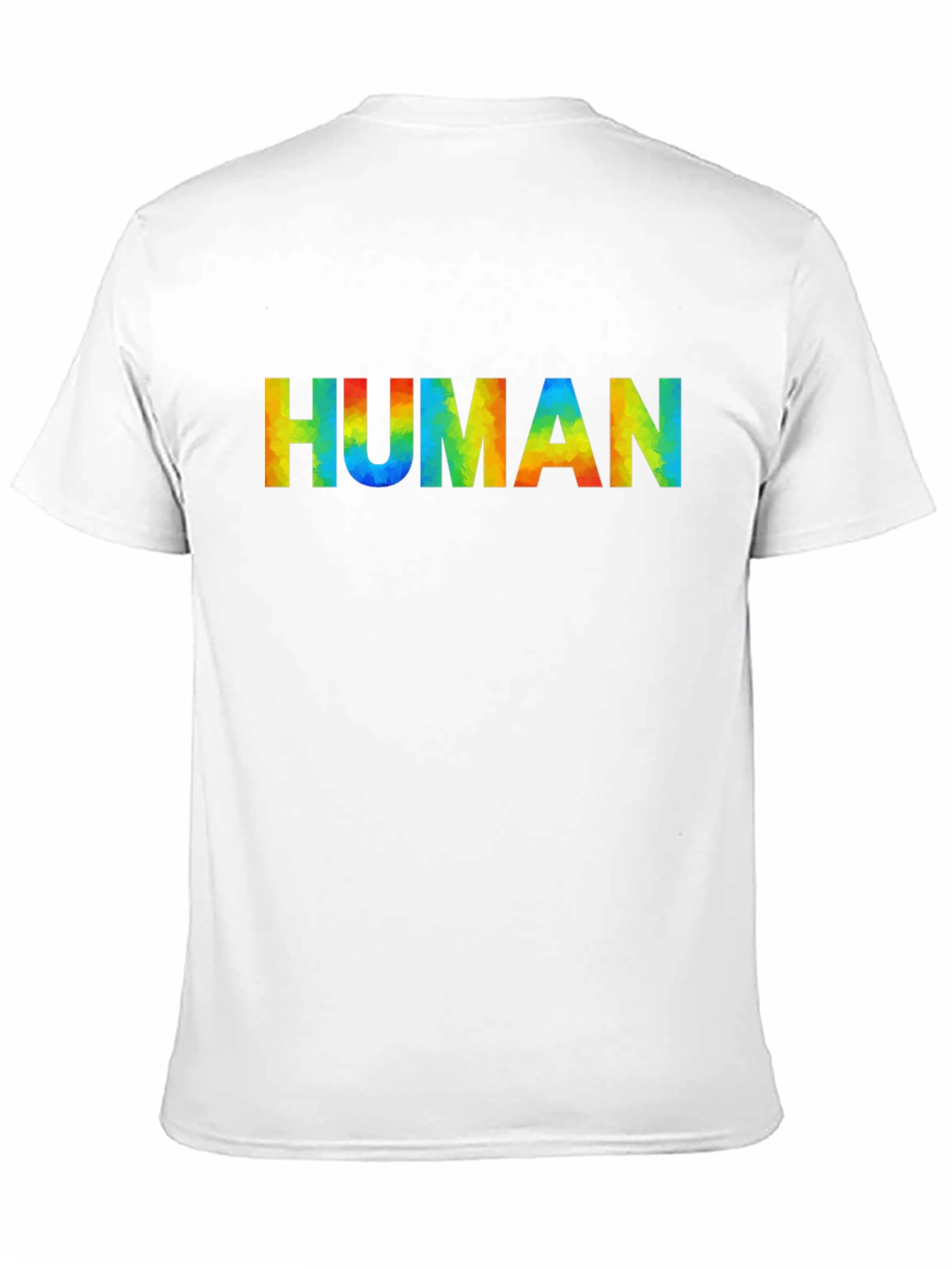 Rainbow Human Graphic Tee - Pride Month Shirt