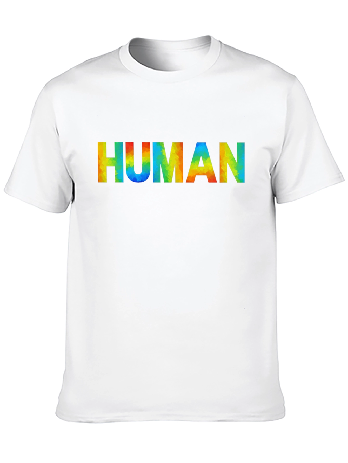 Rainbow Human Graphic Tee - Pride Month Shirt
