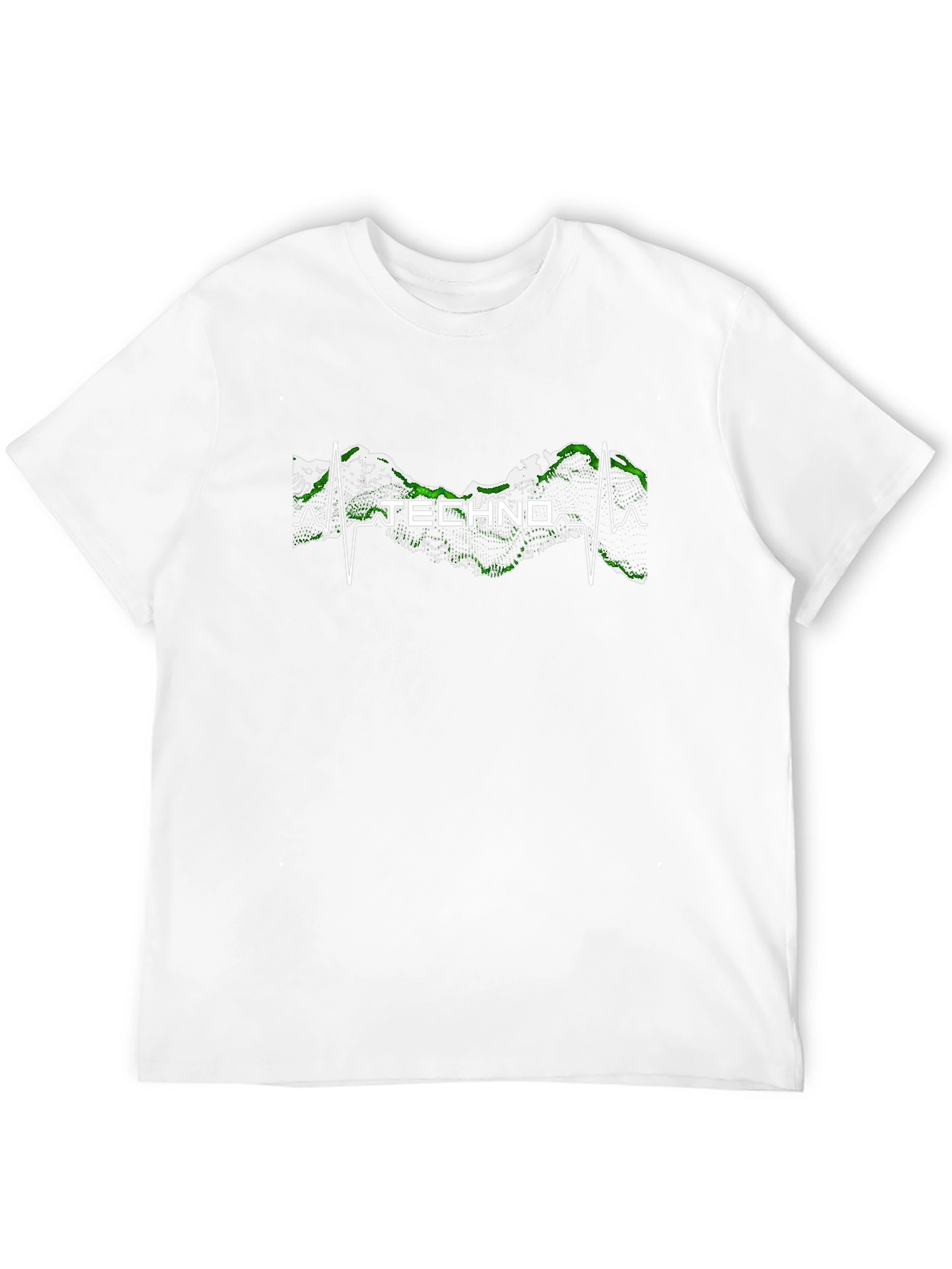Techno Pulse T-Shirt - Mountain Beat Design