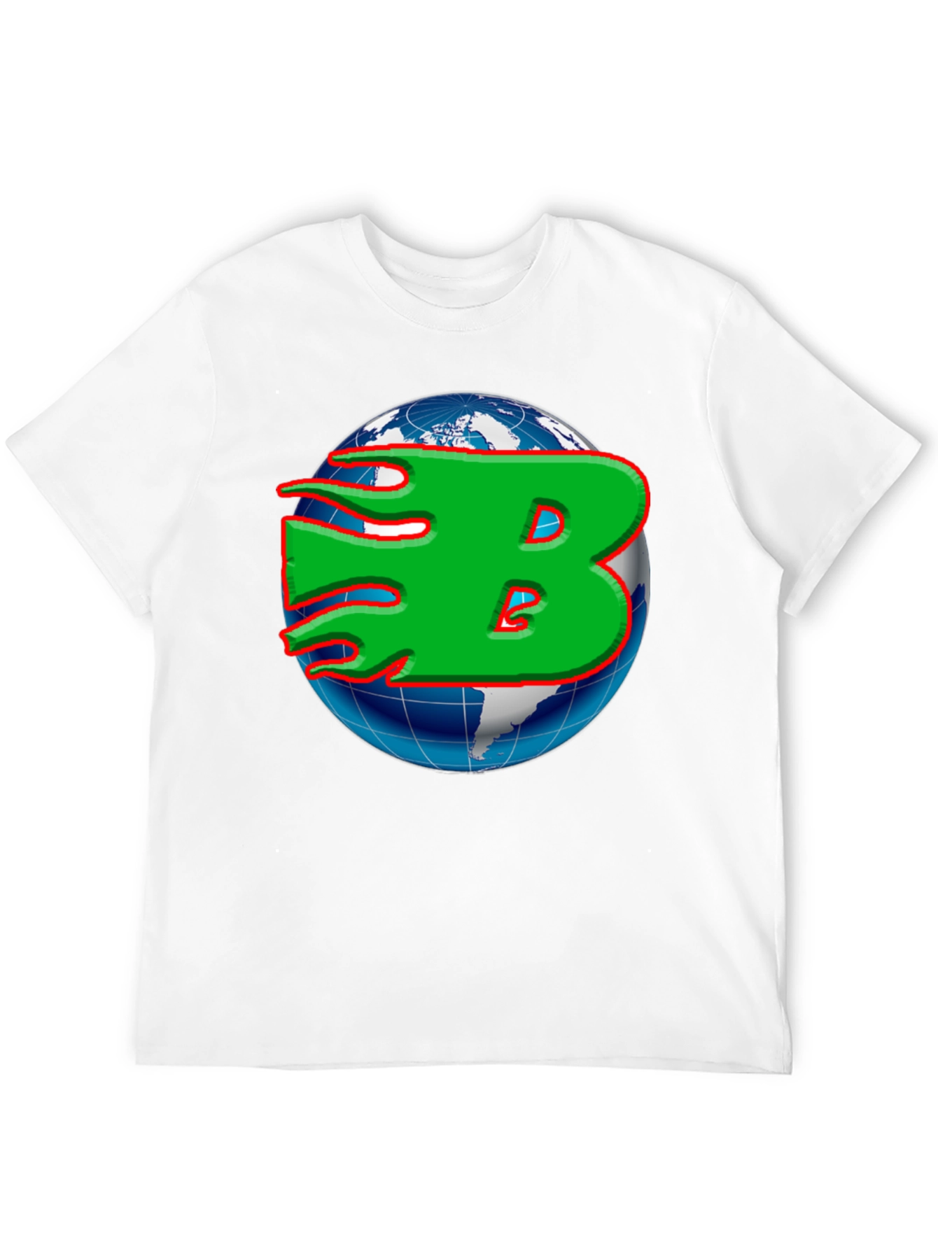 Globe B Graphic T-Shirt - Stylish Mens Tee