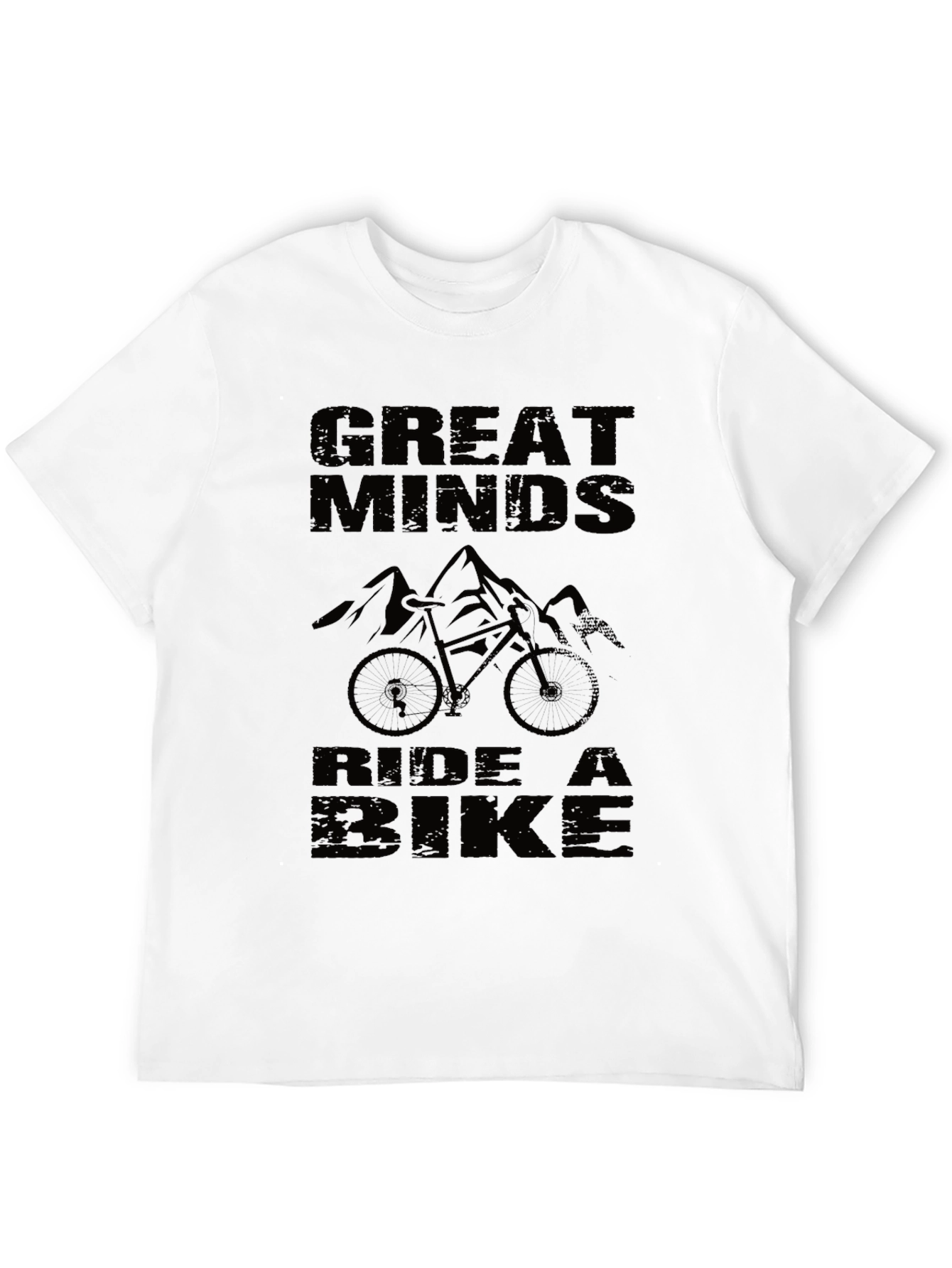 Great Minds Ride A Bike Graphic T-Shirt