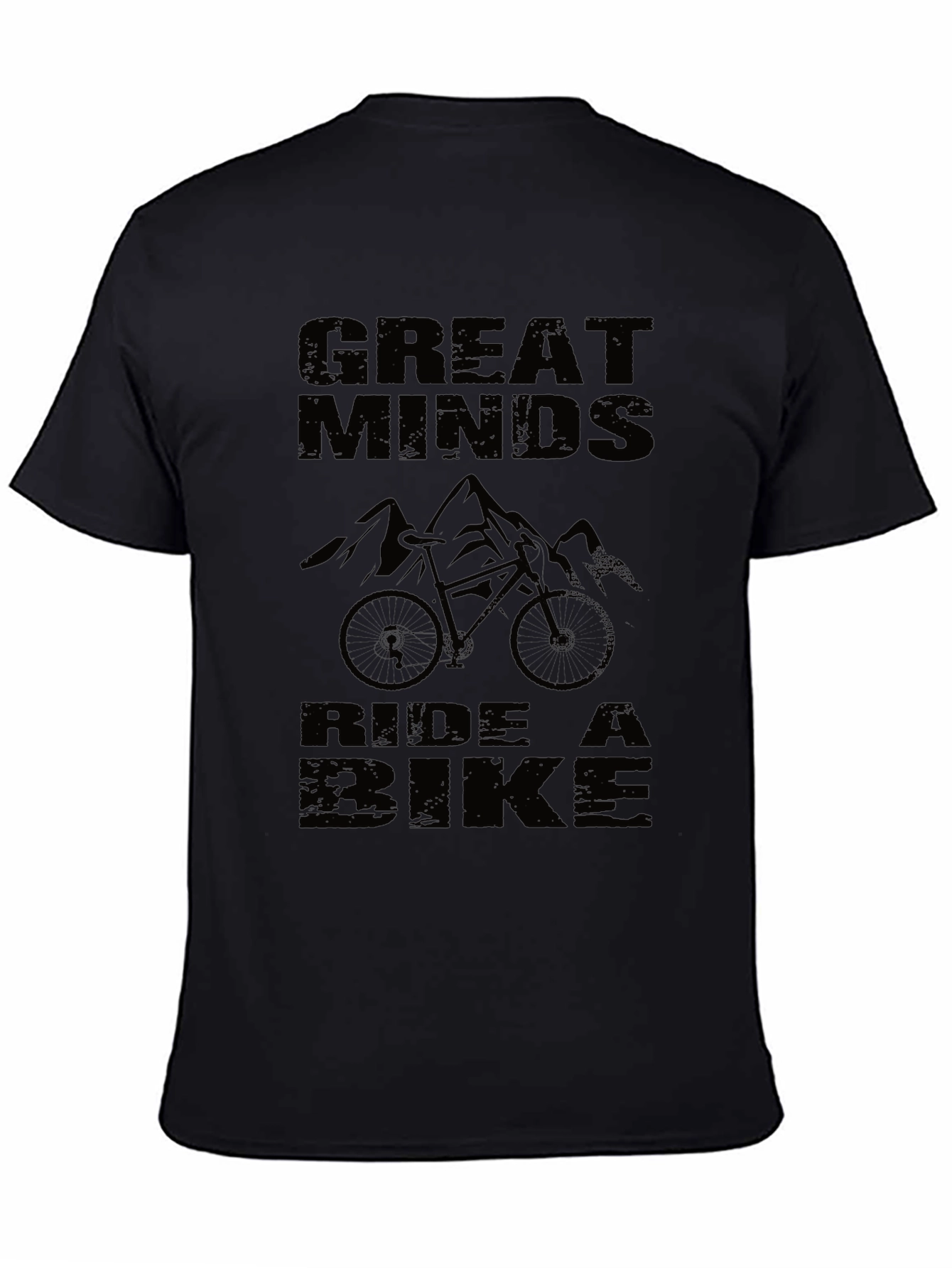 Great Minds Ride A Bike Graphic T-Shirt