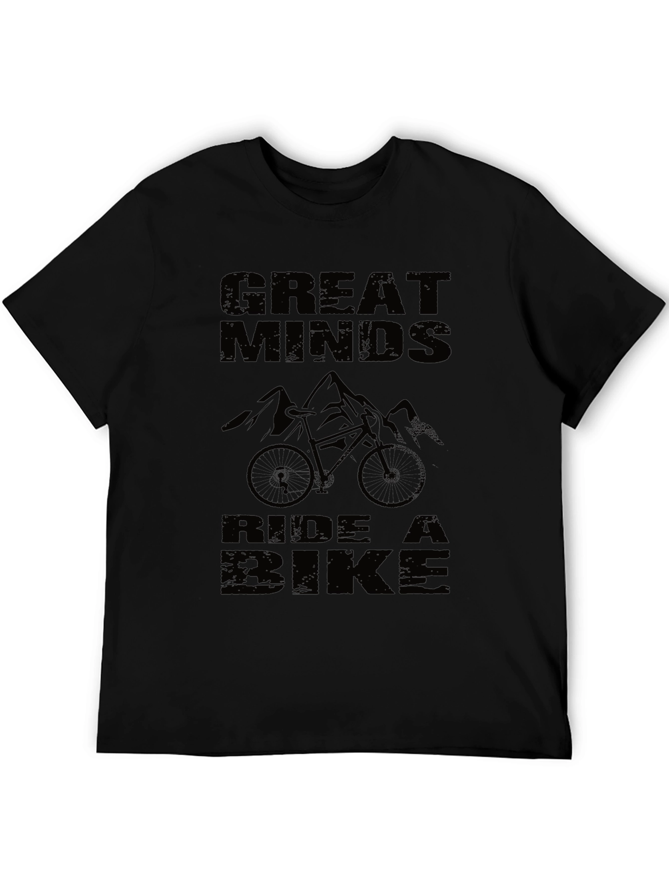 Great Minds Ride A Bike Graphic T-Shirt