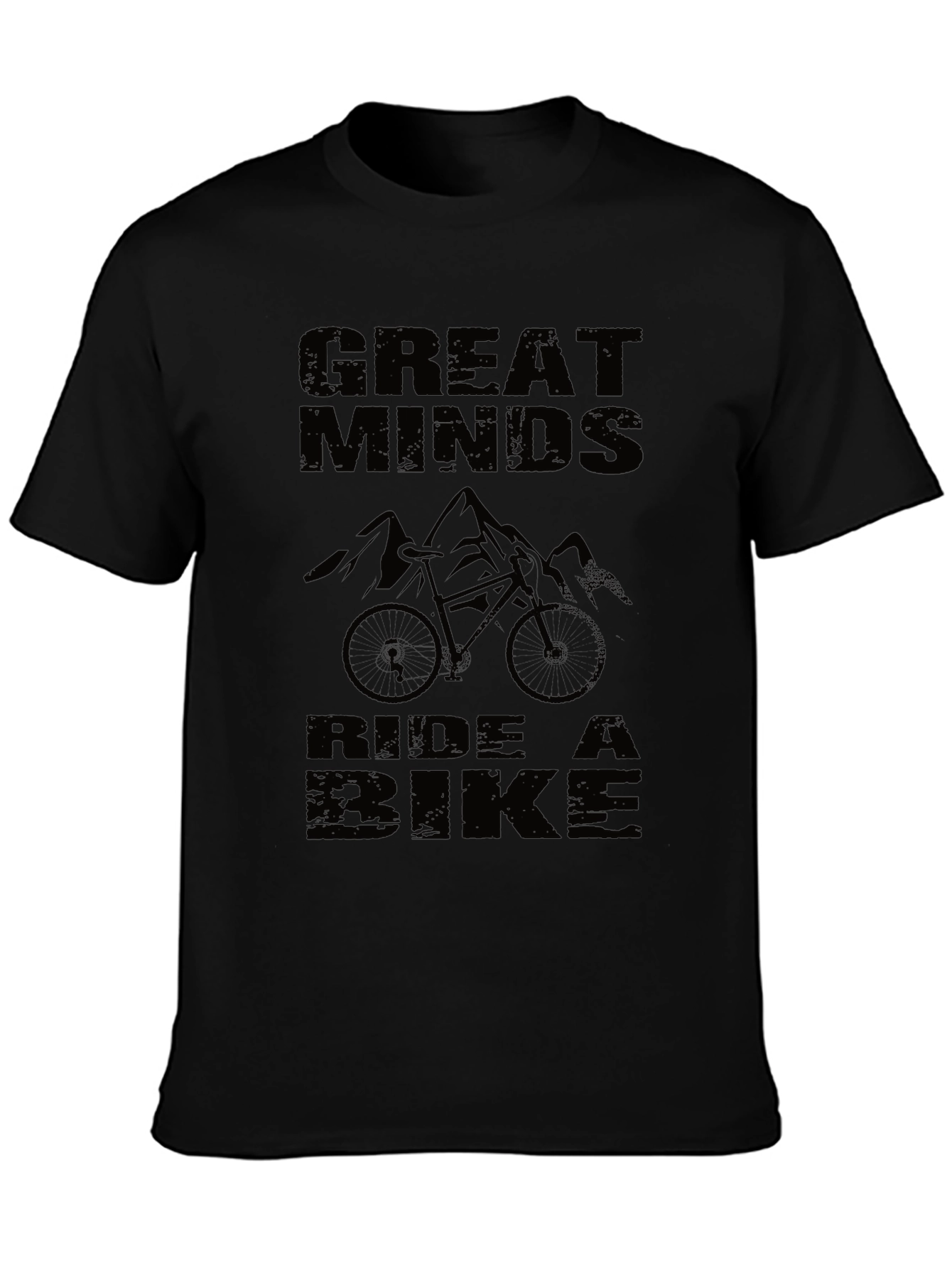 Great Minds Ride A Bike Graphic T-Shirt