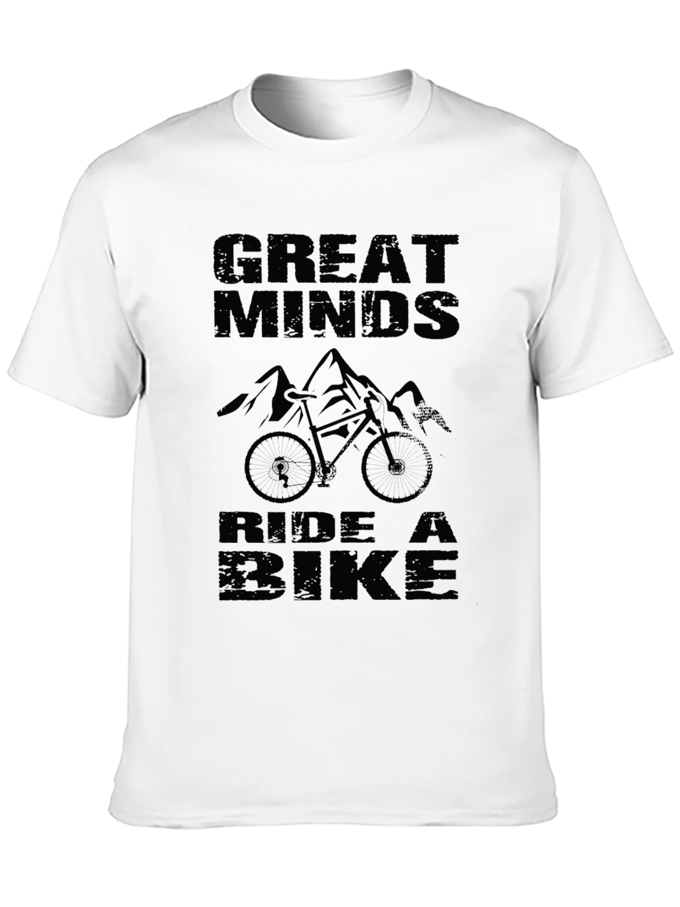 Great Minds Ride A Bike Graphic T-Shirt