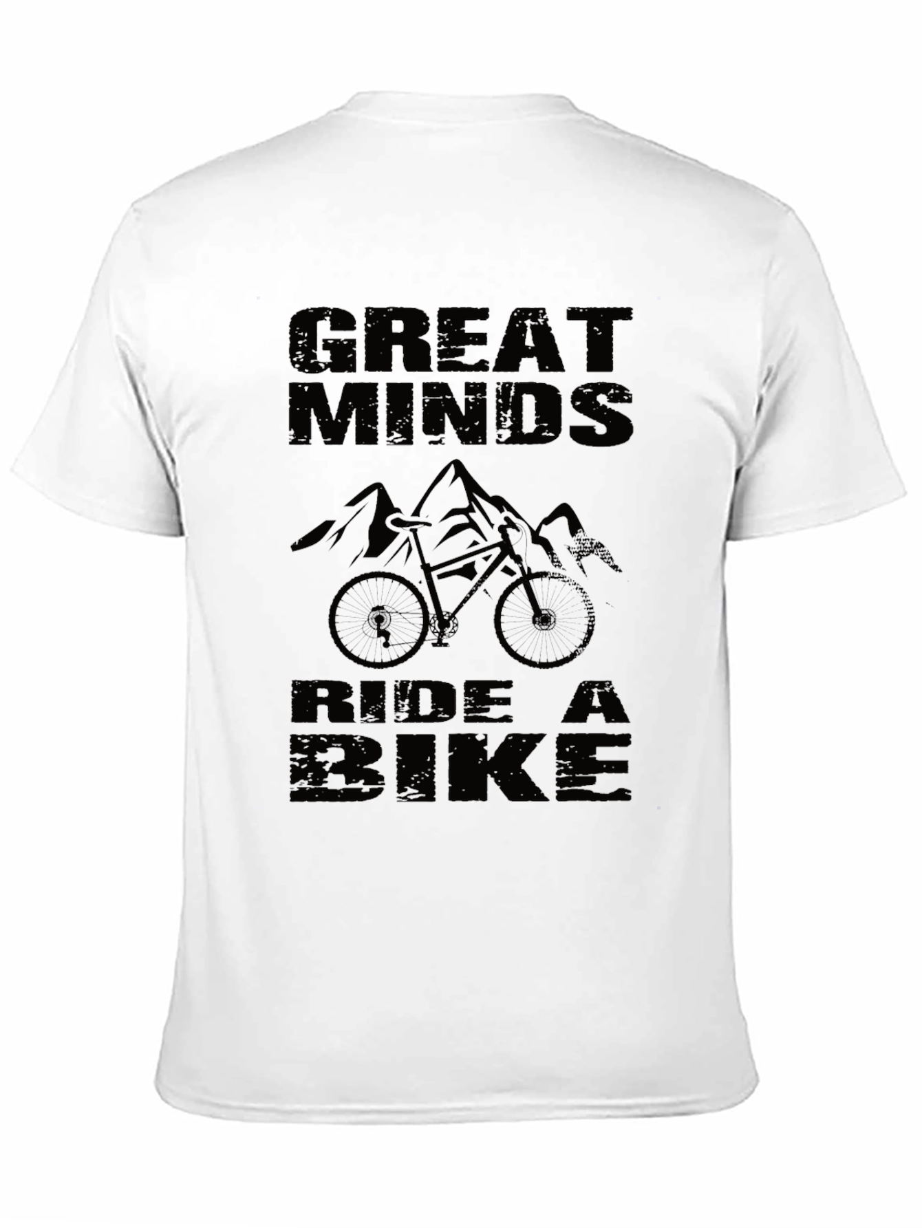Great Minds Ride A Bike Graphic T-Shirt