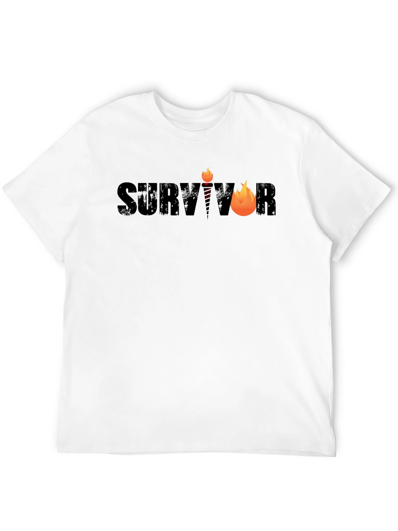 Survivor Graphic T-Shirt - Black