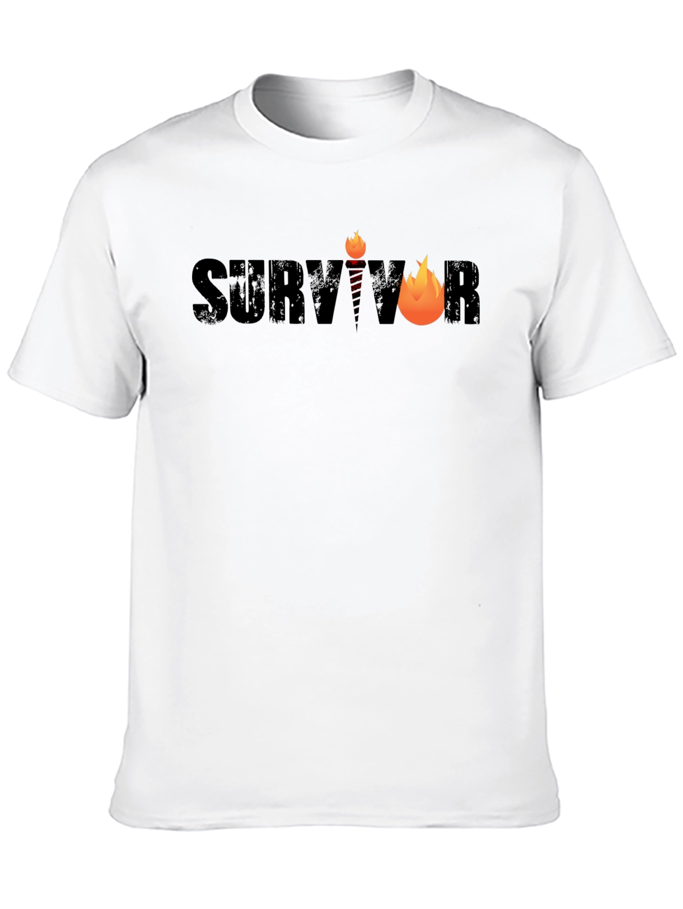 Survivor Graphic T-Shirt - Black