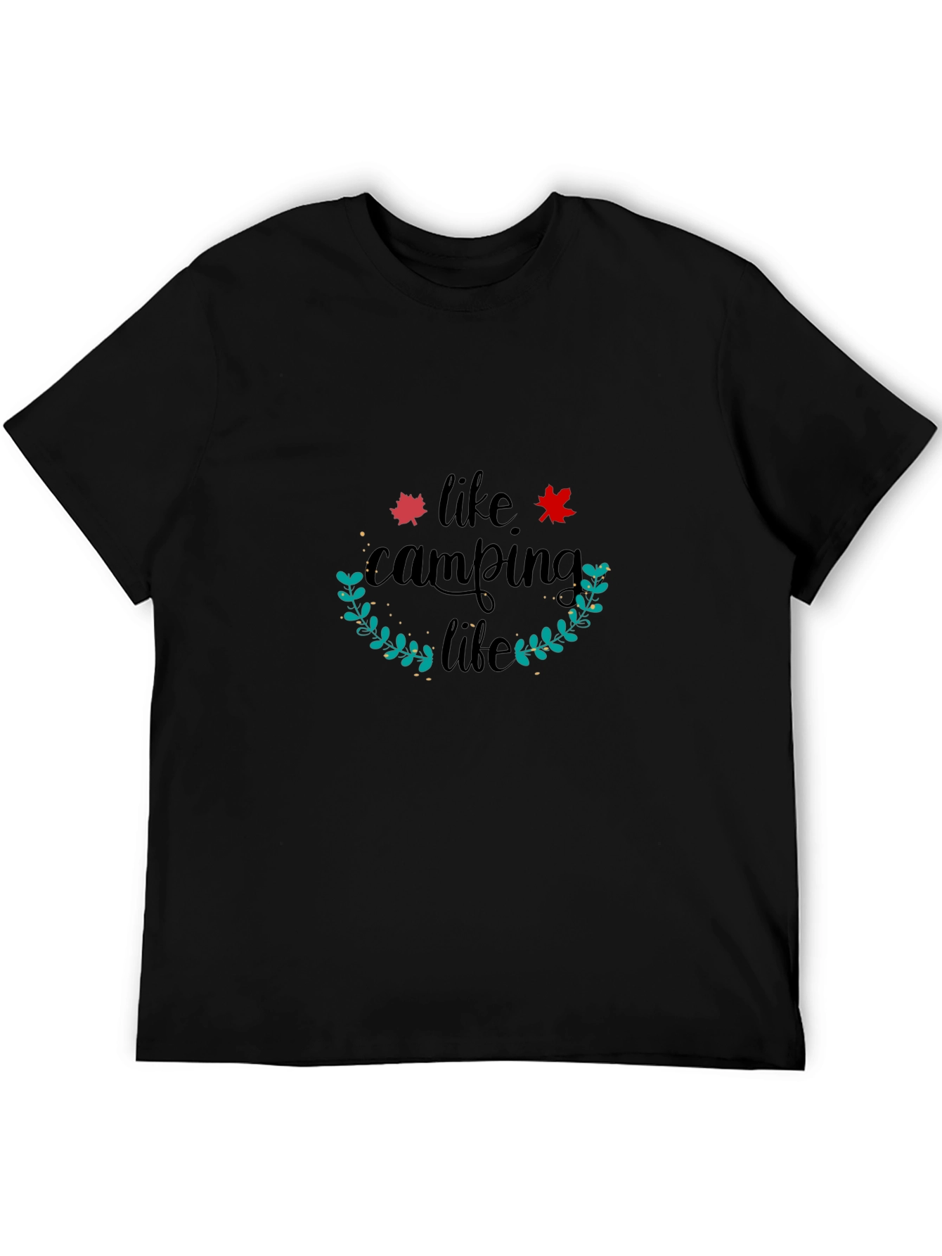 Camping Life Black T-Shirt