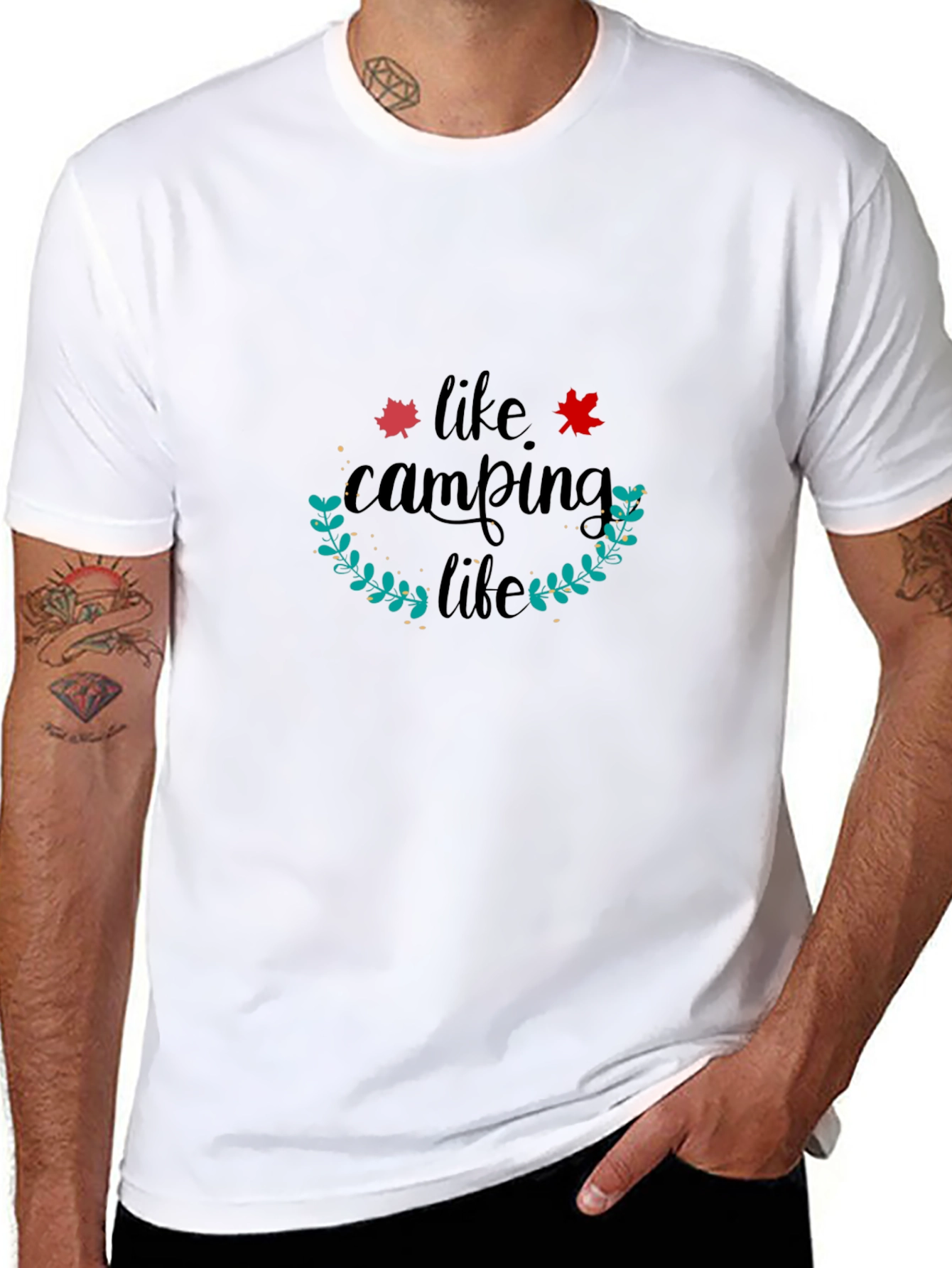 Camping Life Black T-Shirt
