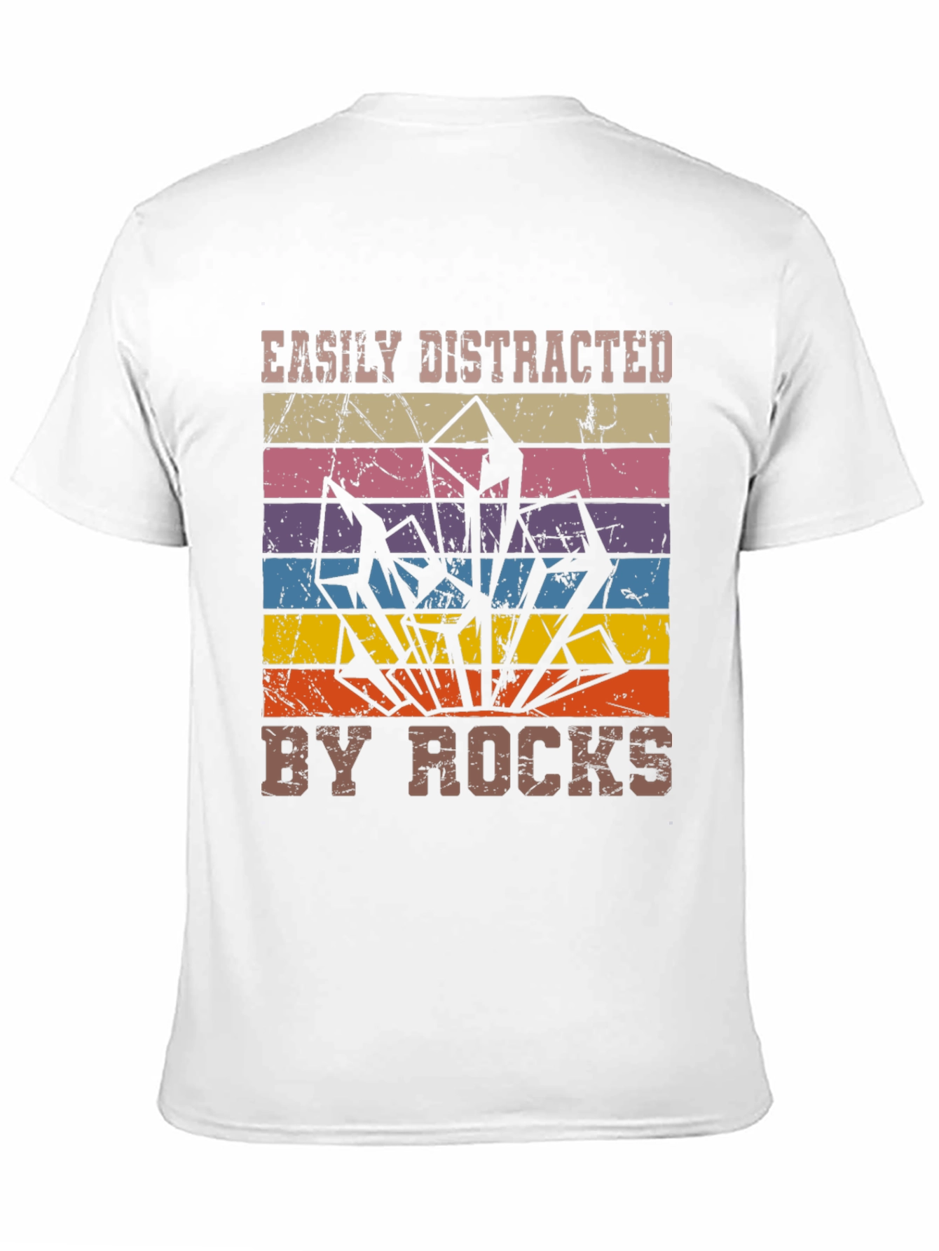 Easily Distracted By Rocks Graphic Tee