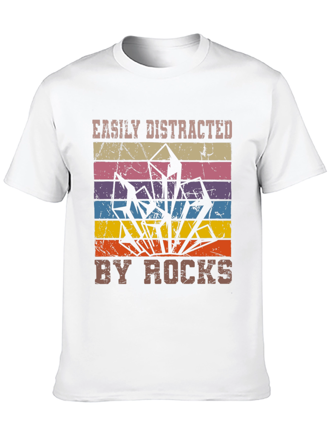 Easily Distracted By Rocks Graphic Tee