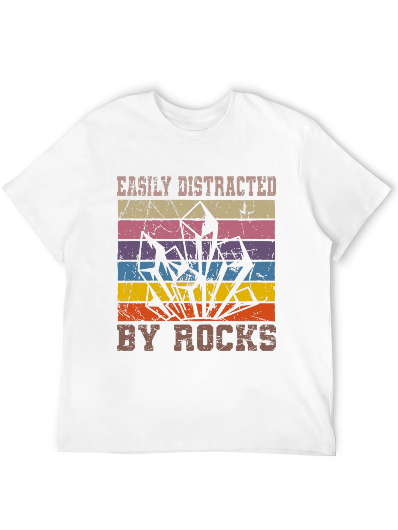 Easily Distracted By Rocks Graphic Tee