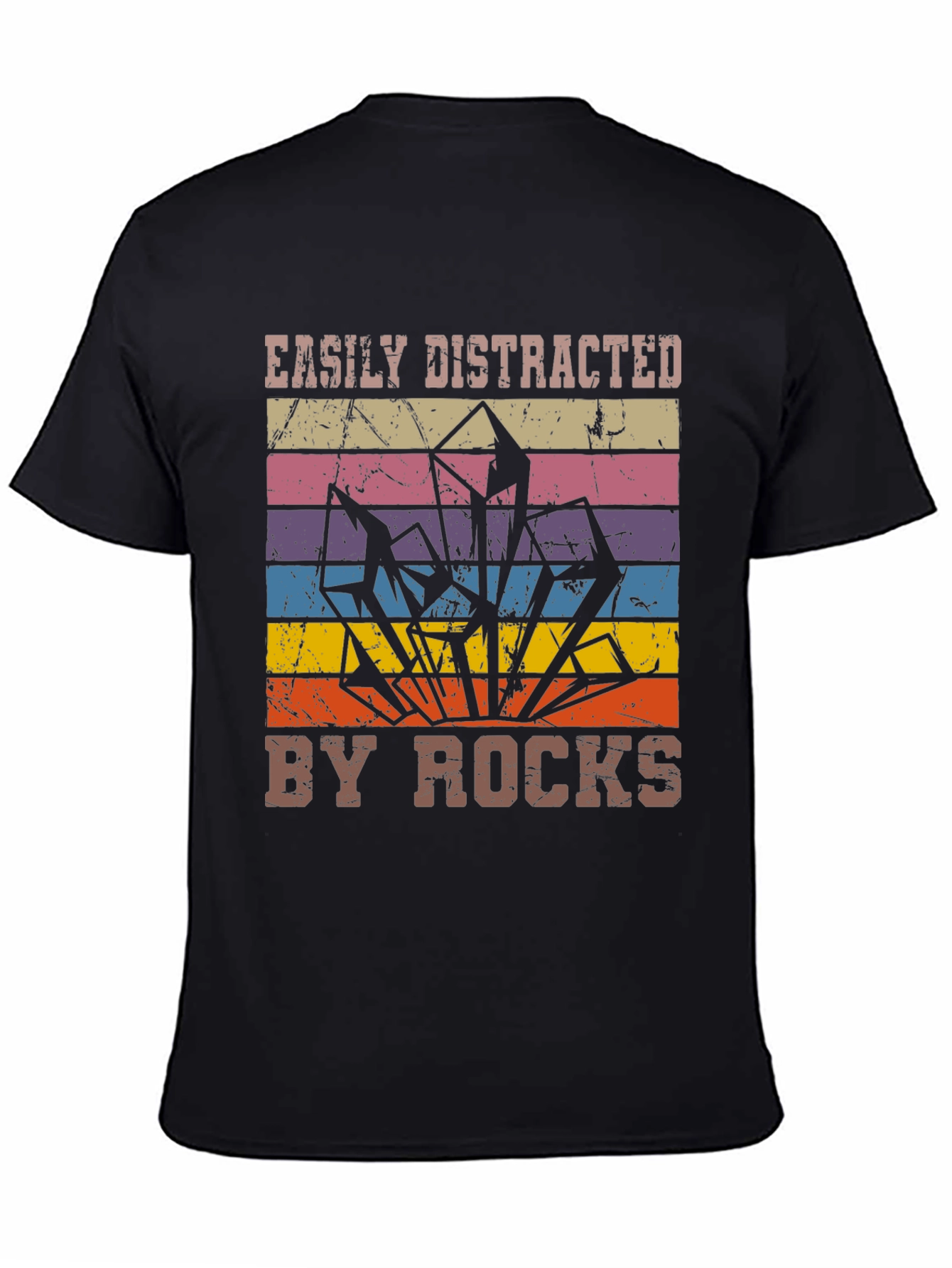 Easily Distracted By Rocks Graphic Tee