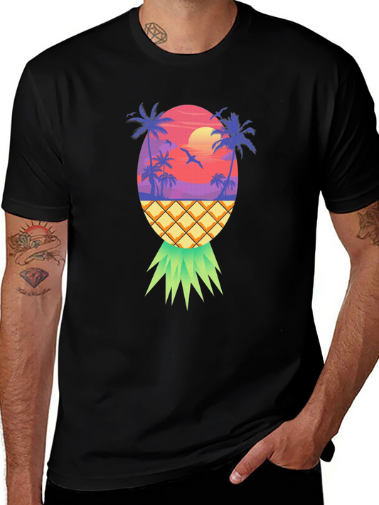 Pineapple Sunset Graphic Tee