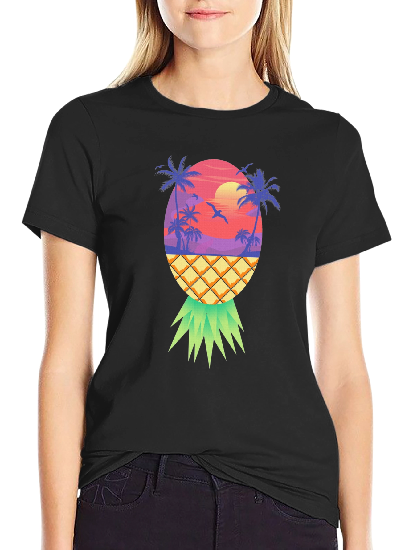 Pineapple Sunset Graphic Tee