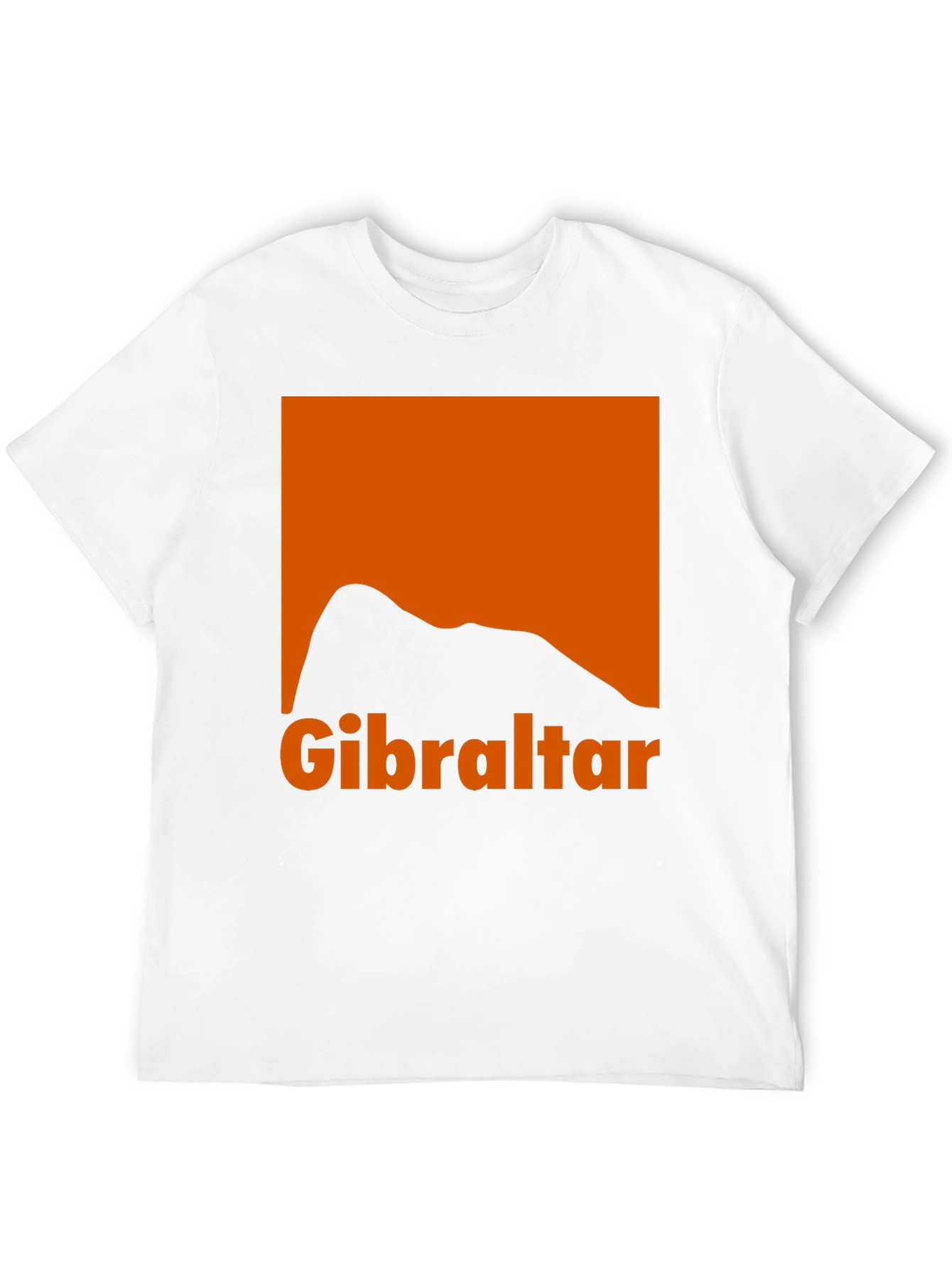 Gibraltar Graphic Tee - Black Cotton T-Shirt
