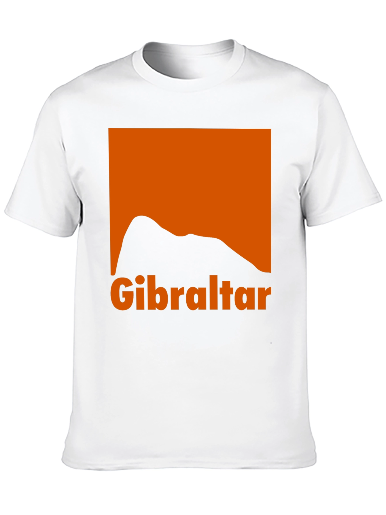 Gibraltar Graphic Tee - Black Cotton T-Shirt
