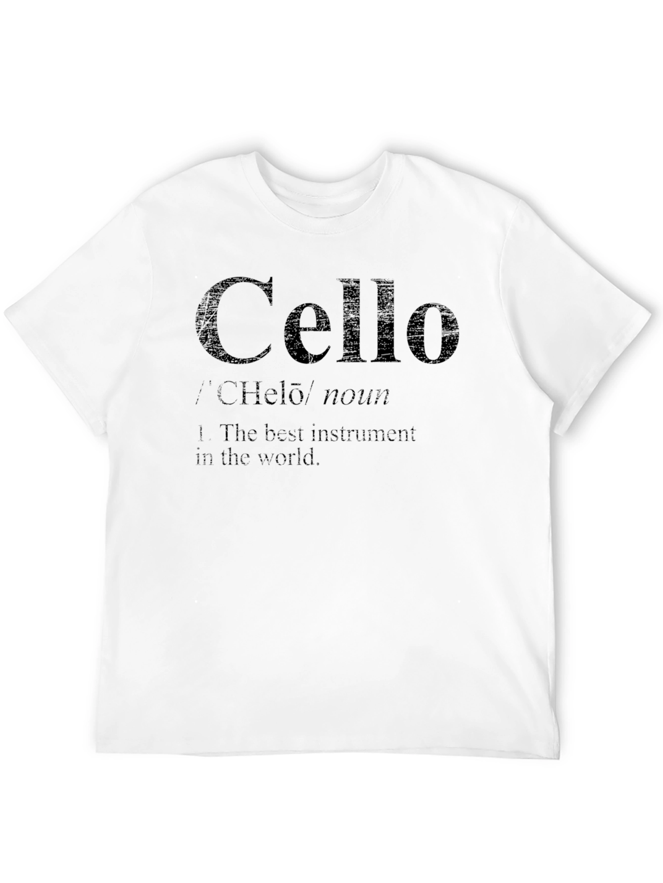 Cello Definition Black T-Shirt - Musician Gift