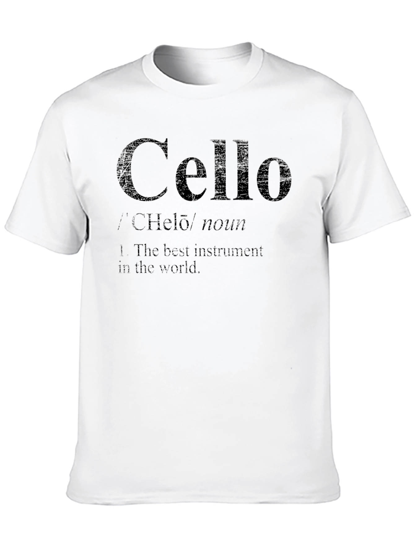 Cello Definition Black T-Shirt - Musician Gift