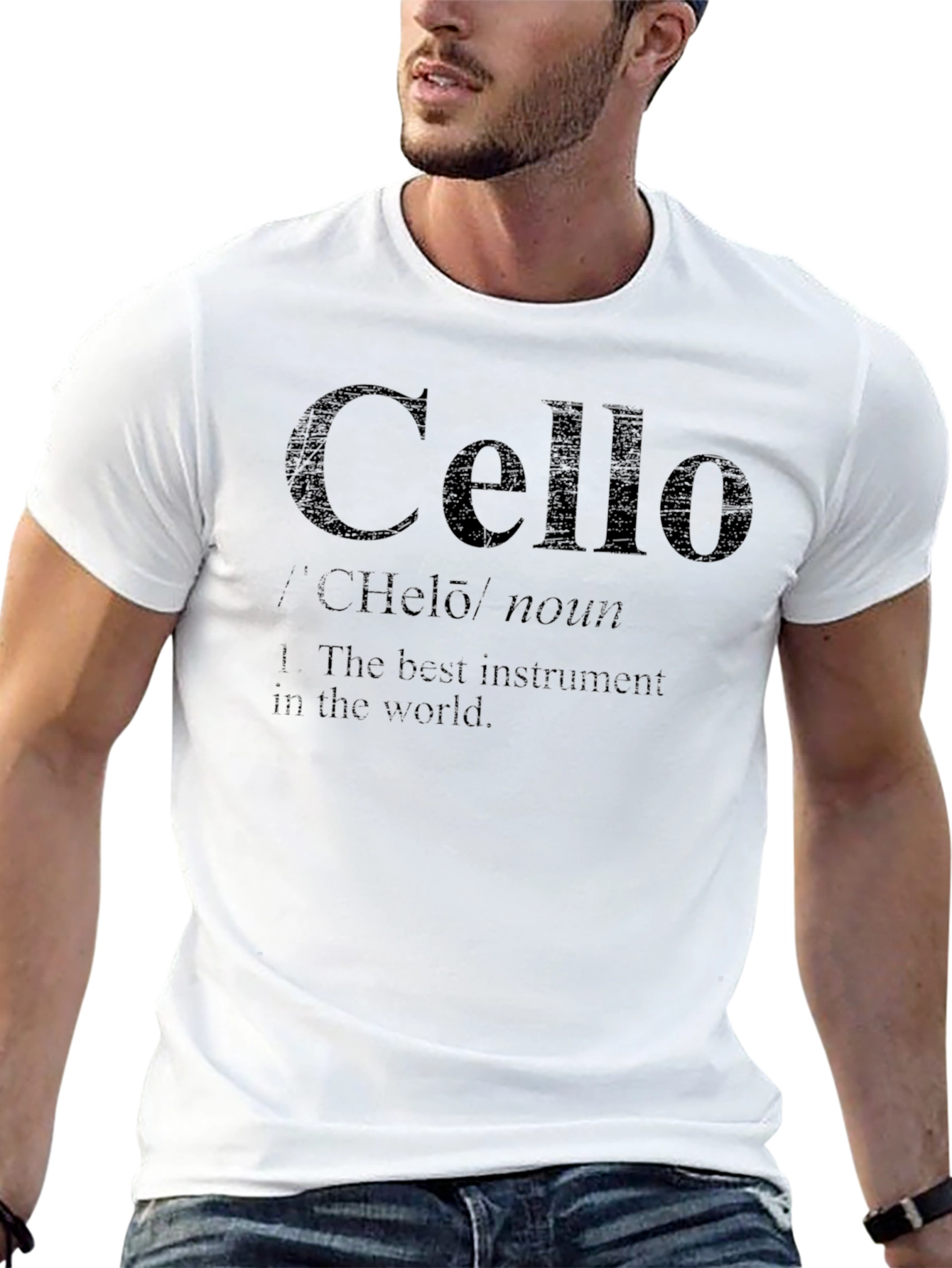 Cello Definition Black T-Shirt - Musician Gift