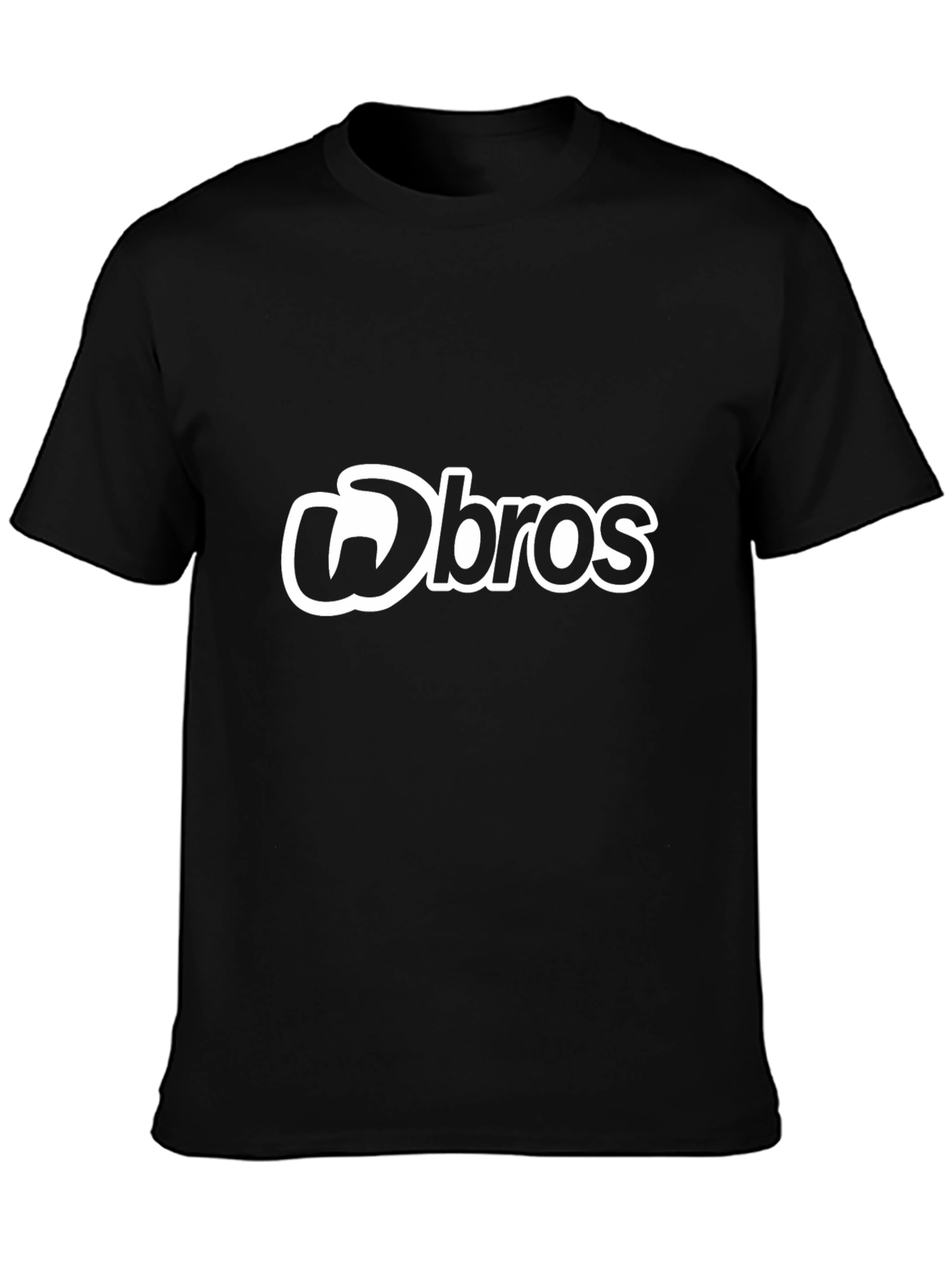Stylish Bros Graphic Tee - Black Cotton T-Shirt