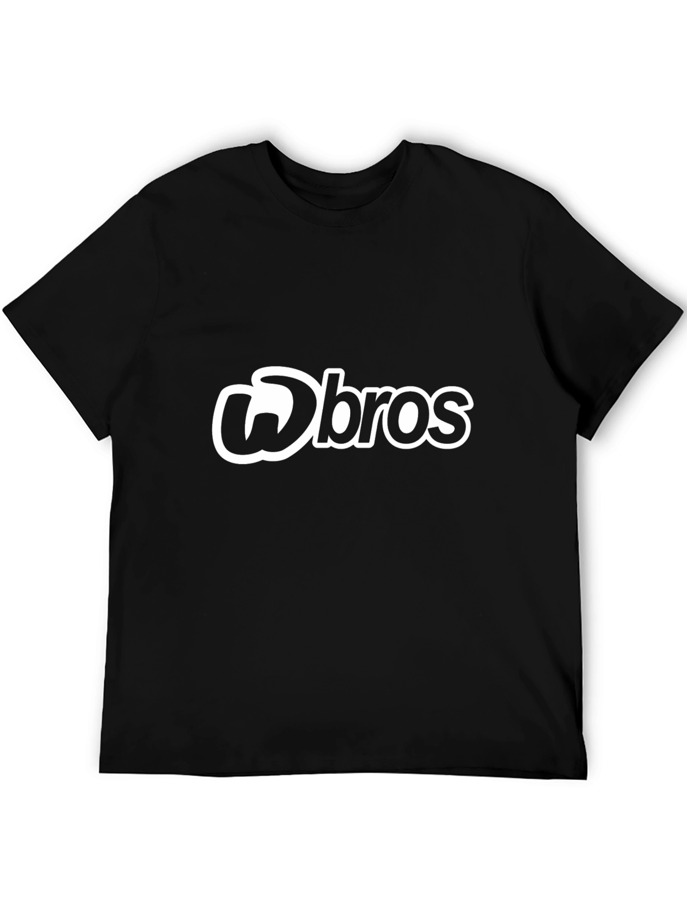 Stylish Bros Graphic Tee - Black Cotton T-Shirt