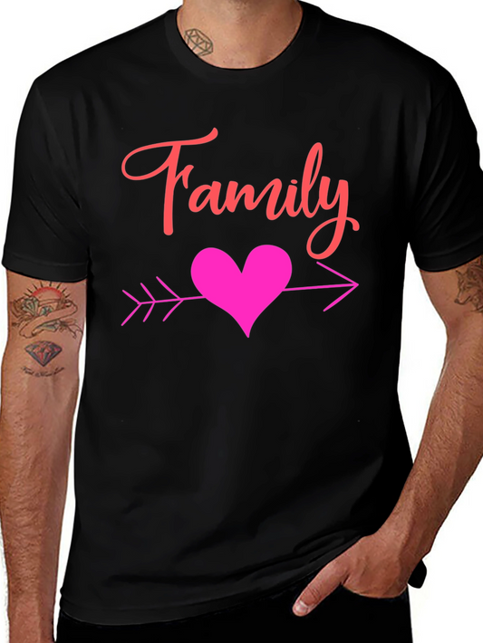 Family Heart Arrow Graphic Tee