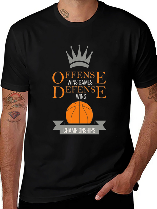 Offense Wins Games T-Shirt - Basketball Champs