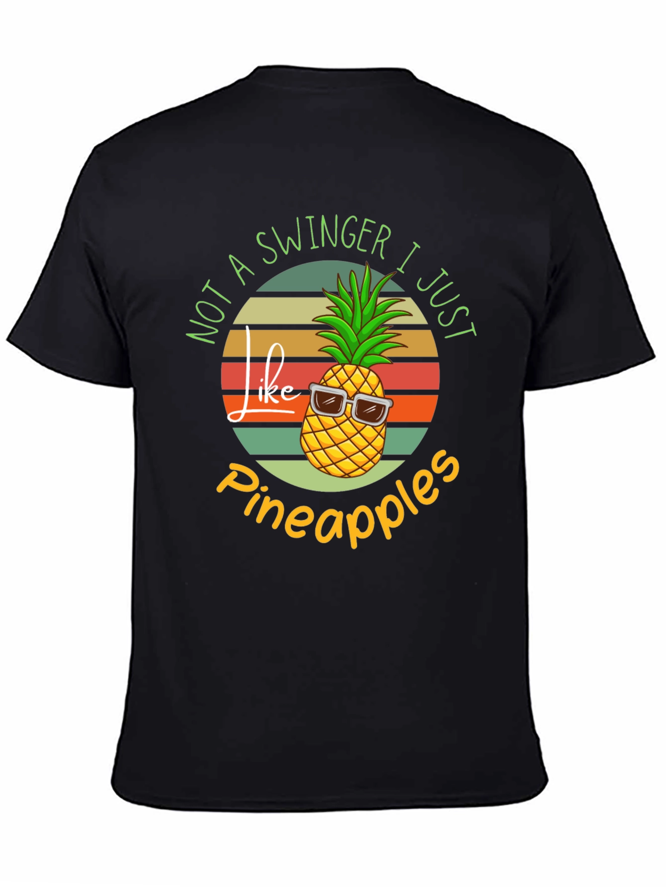 Funny Pineapple Graphic T-Shirt
